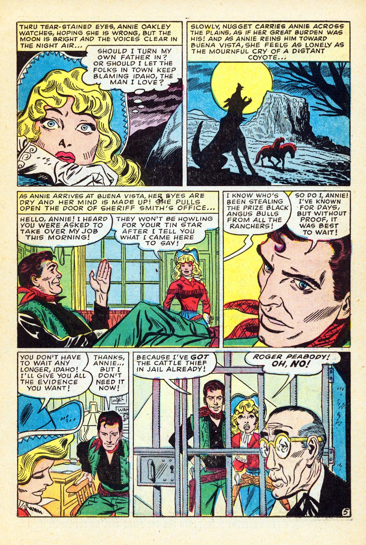 Read online Annie Oakley comic -  Issue #5 - 15