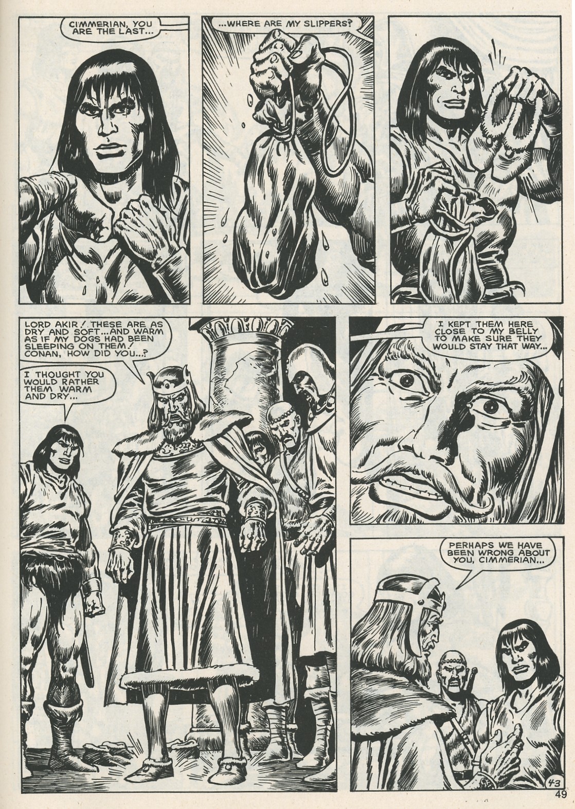 Read online The Savage Sword Of Conan comic -  Issue #113 - 49