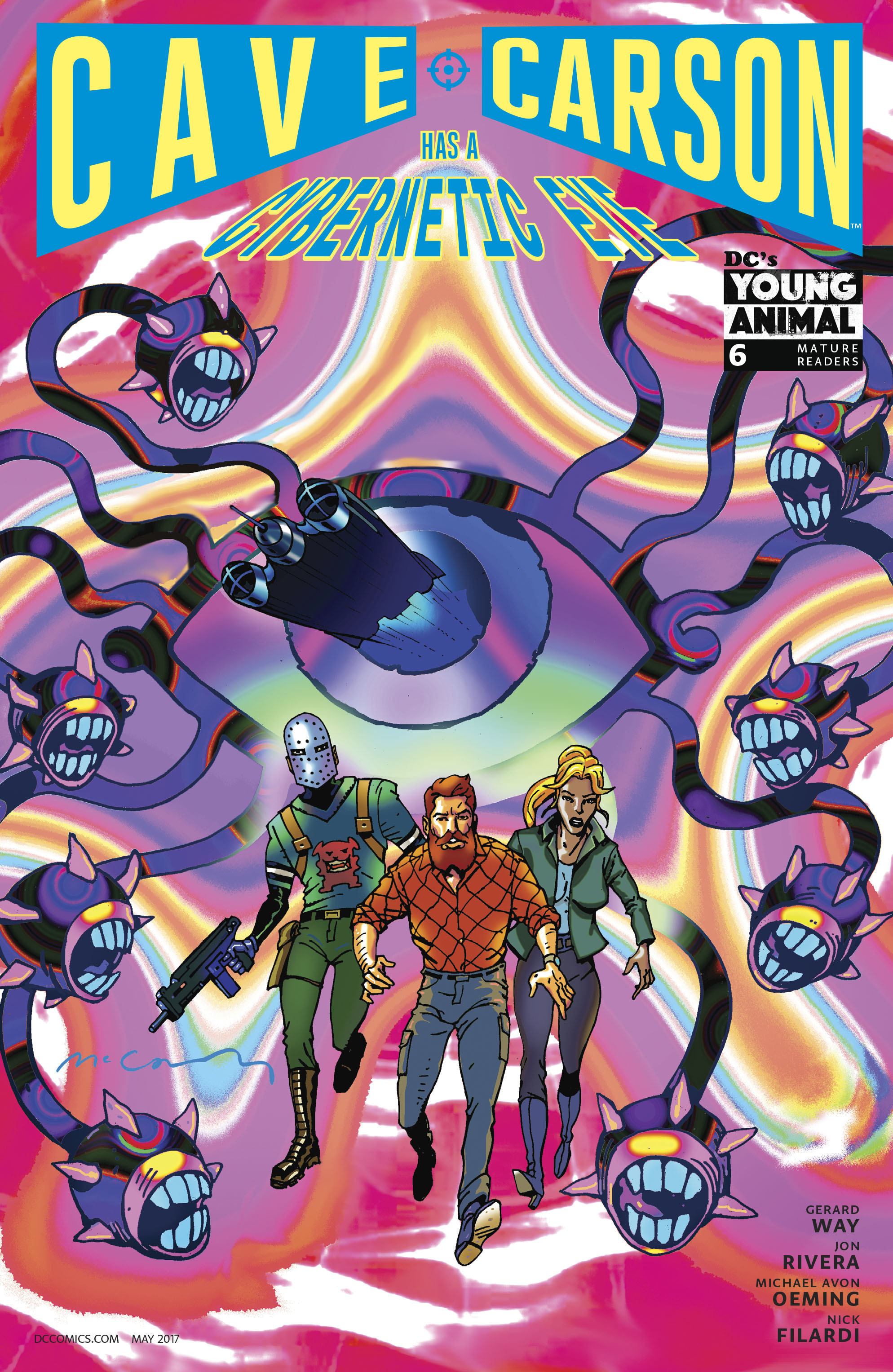 Read online Cave Carson Has a Cybernetic Eye comic -  Issue #6 - 1