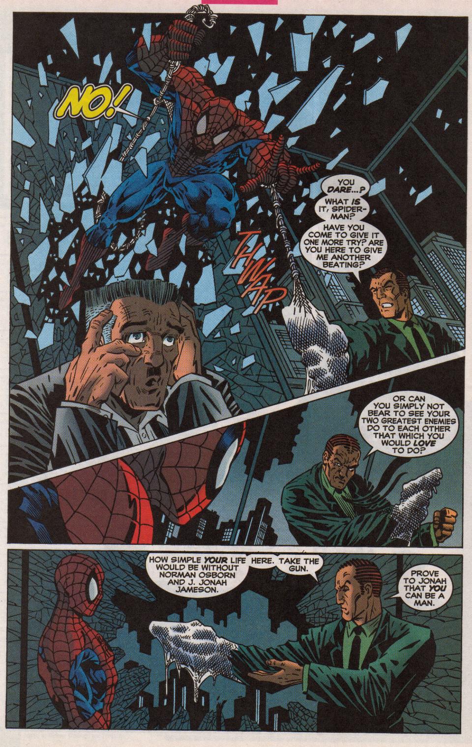 Read online Spider-Man (1990) comic -  Issue #96 - Web of Despair - 22