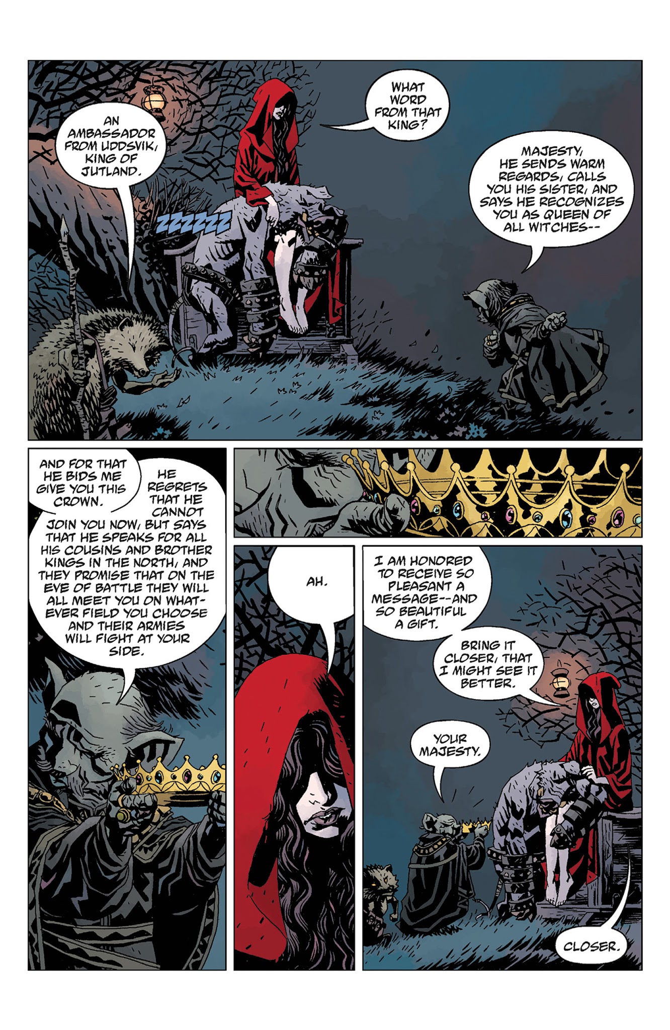 Read online Hellboy: The Wild Hunt comic -  Issue # TPB - 111
