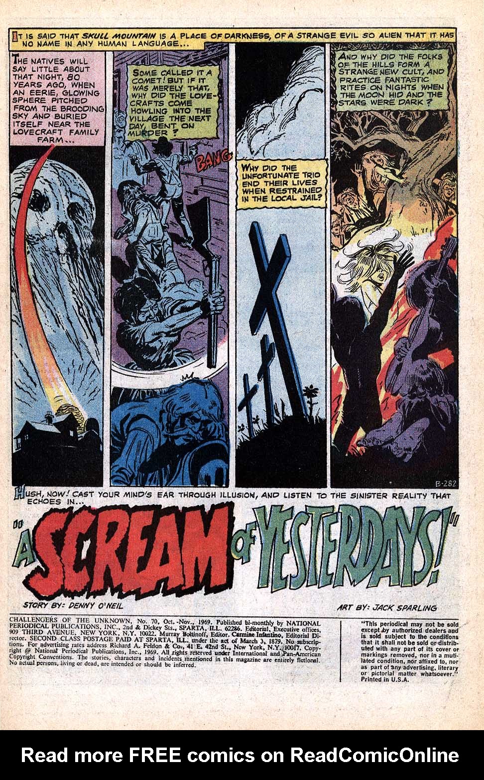 Read online Challengers of the Unknown (1958) comic -  Issue #70 - 2