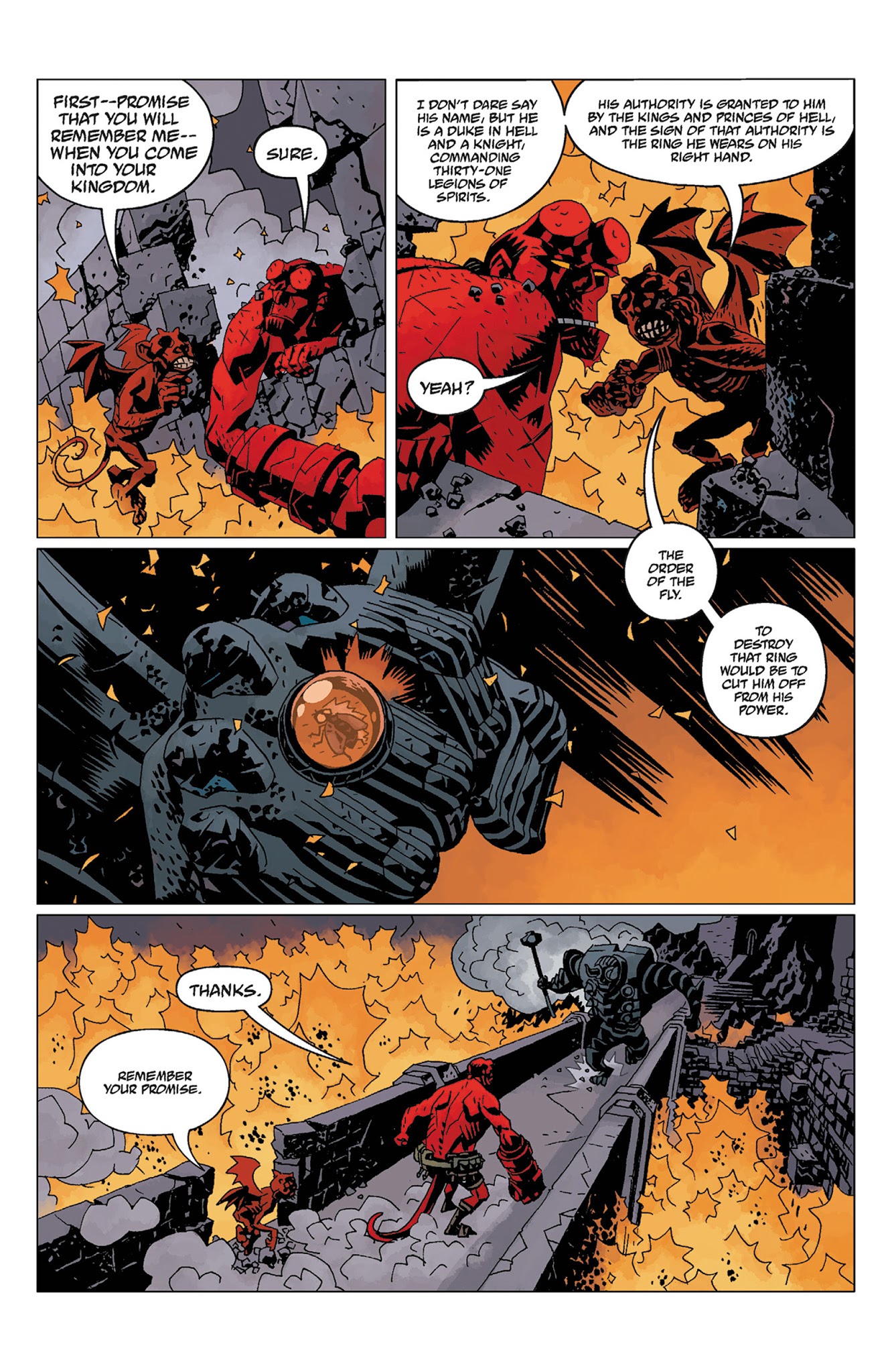 Read online Hellboy: The Wild Hunt comic -  Issue # TPB - 105
