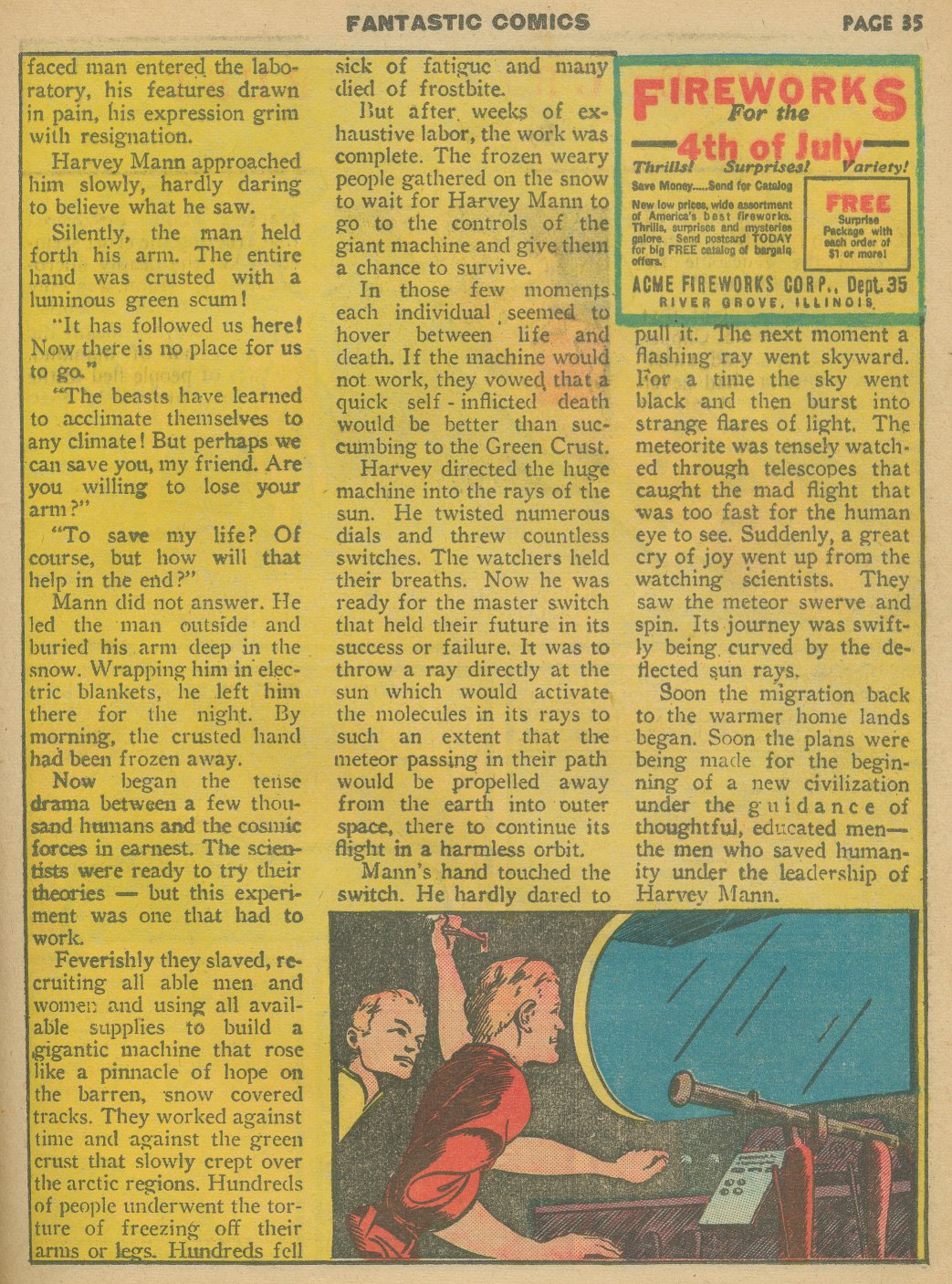 Read online Fantastic Comics comic -  Issue #8 - 37