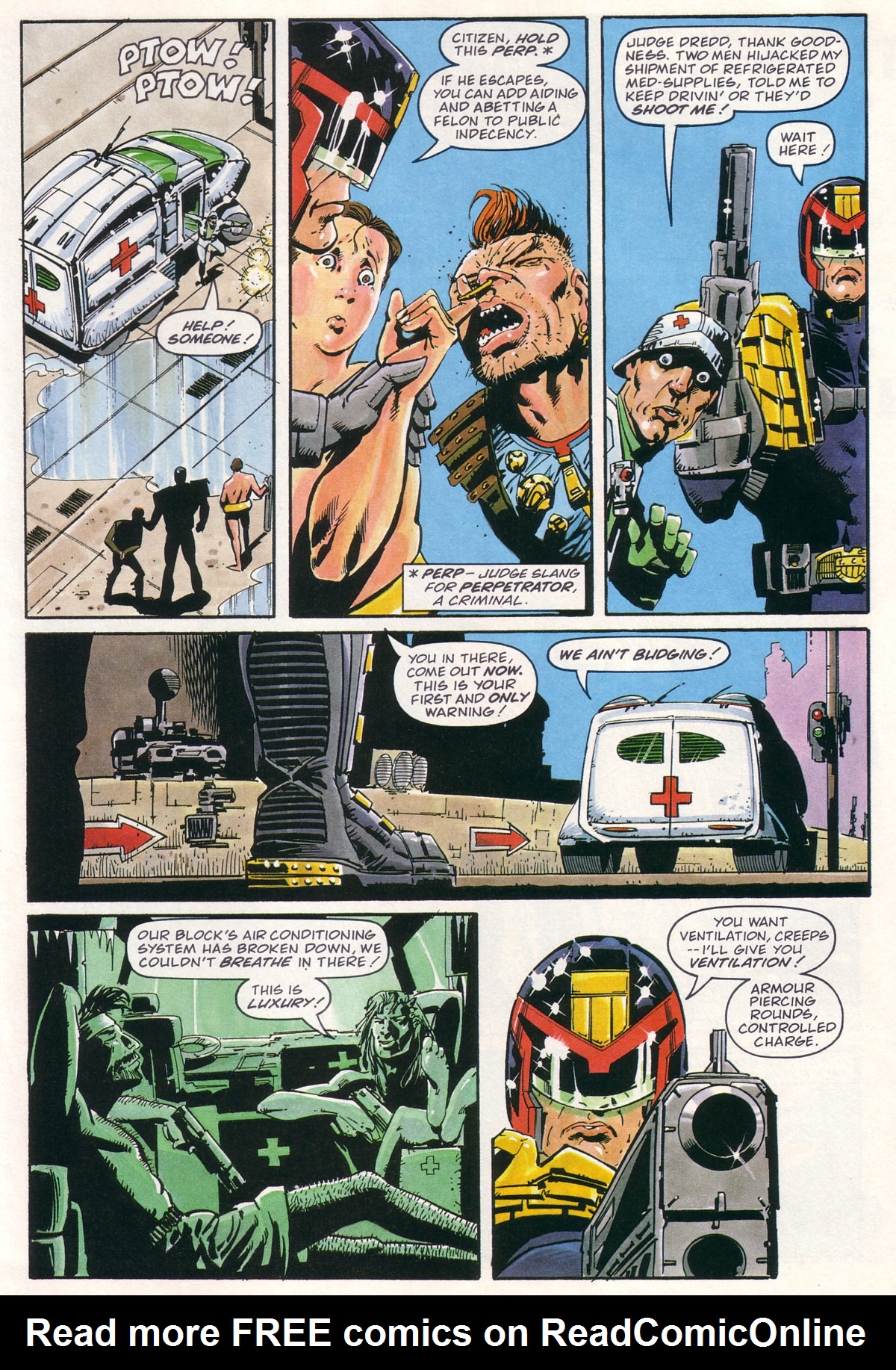 Read online Judge Dredd Lawman of the Future comic -  Issue #1 - 31