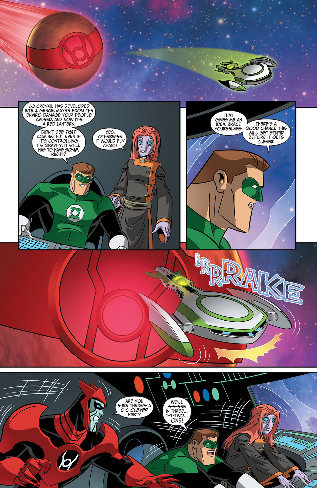 Read online Green Lantern: The Animated Series comic -  Issue #12 - 14