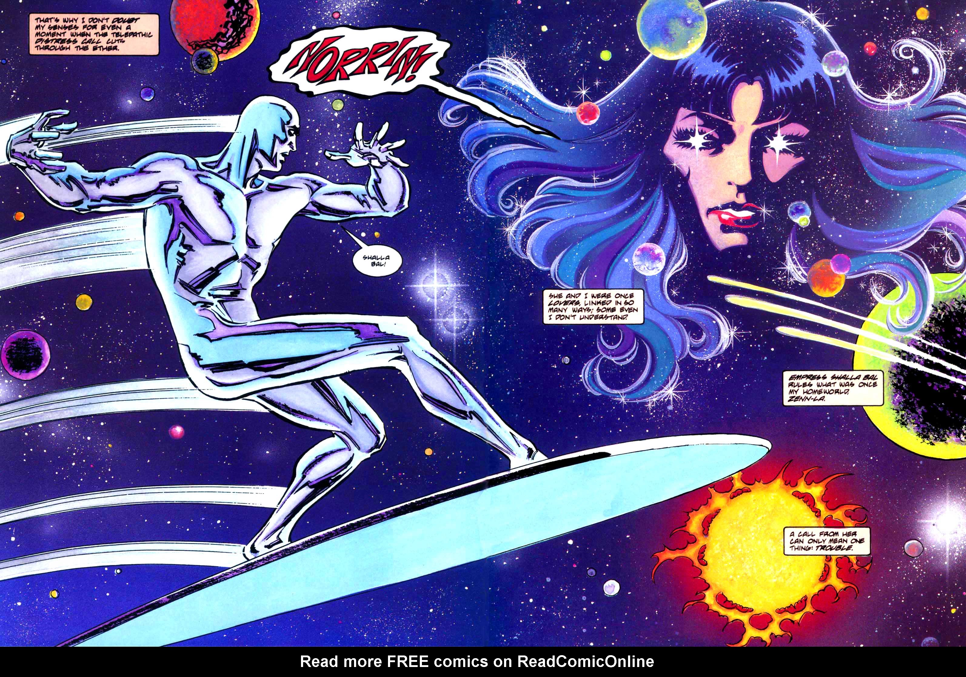Read online Marvel Graphic Novel comic -  Issue #71 - Silver Surfer - Homecoming - 3
