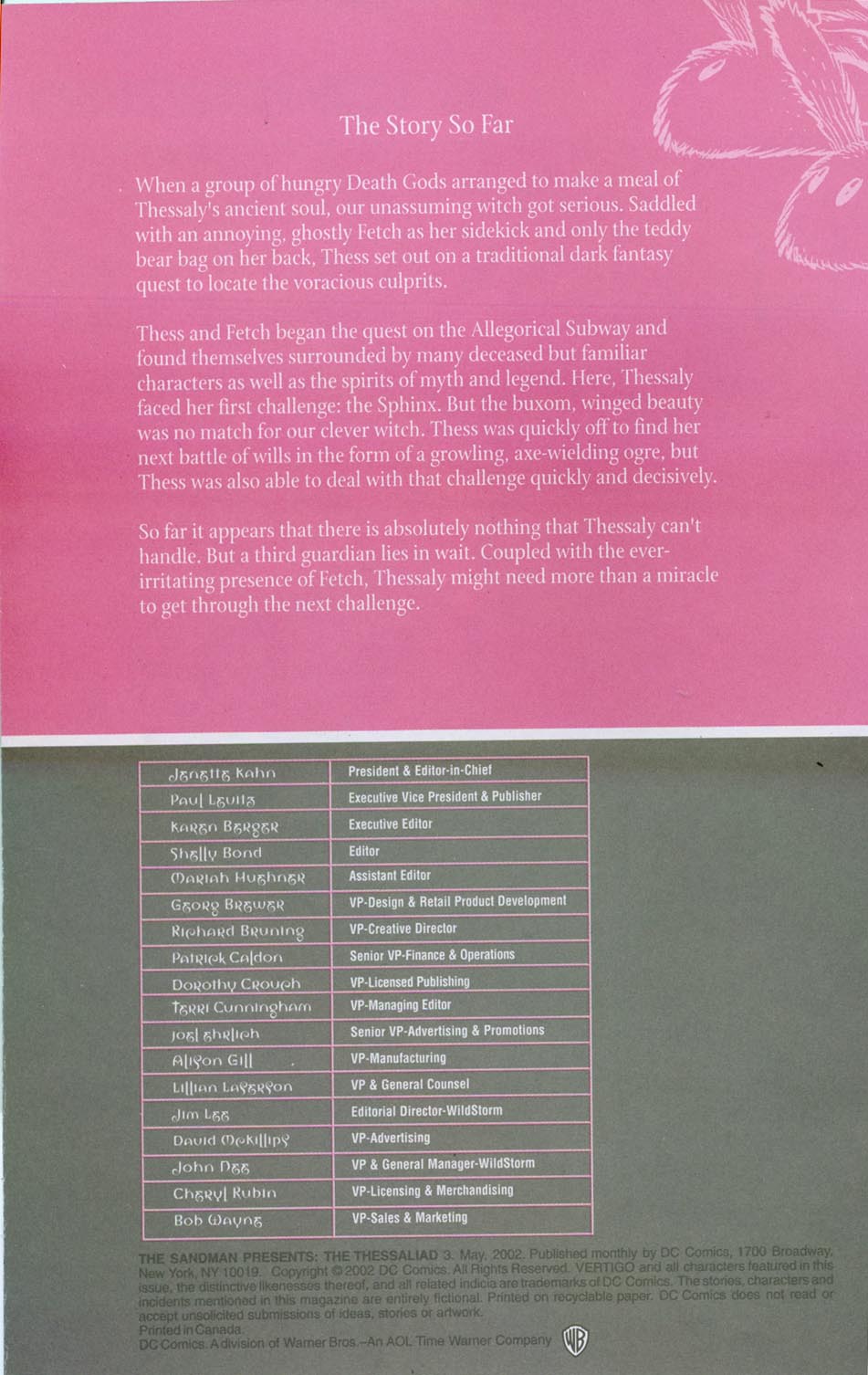 Read online The Sandman Presents: The Thessaliad comic -  Issue #3 - 3