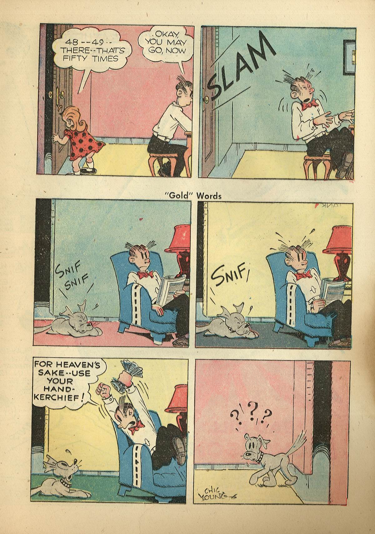 Read online Blondie Comics (1947) comic -  Issue #14 - 17