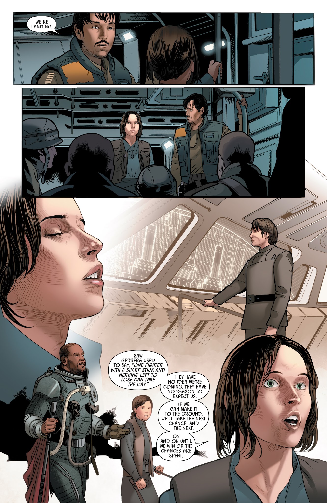 Read online Star Wars: Rogue One Adaptation comic -  Issue # _TPB - 110