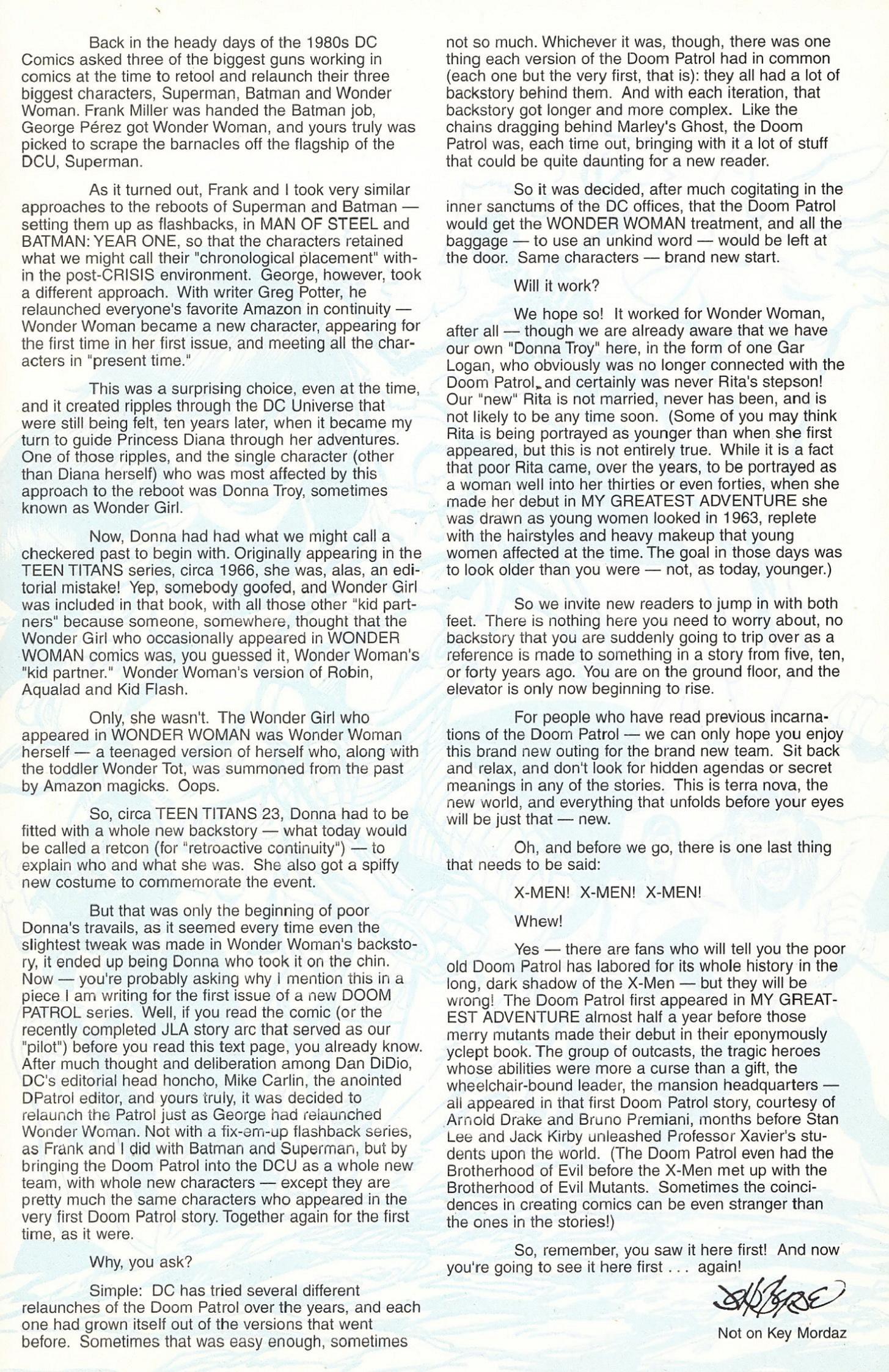 Read online Doom Patrol (2004) comic -  Issue #1 - 31