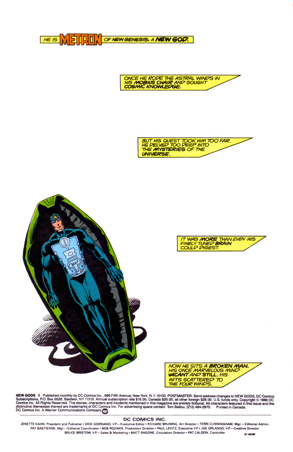 Read online The New Gods (1989) comic -  Issue #3 - 2