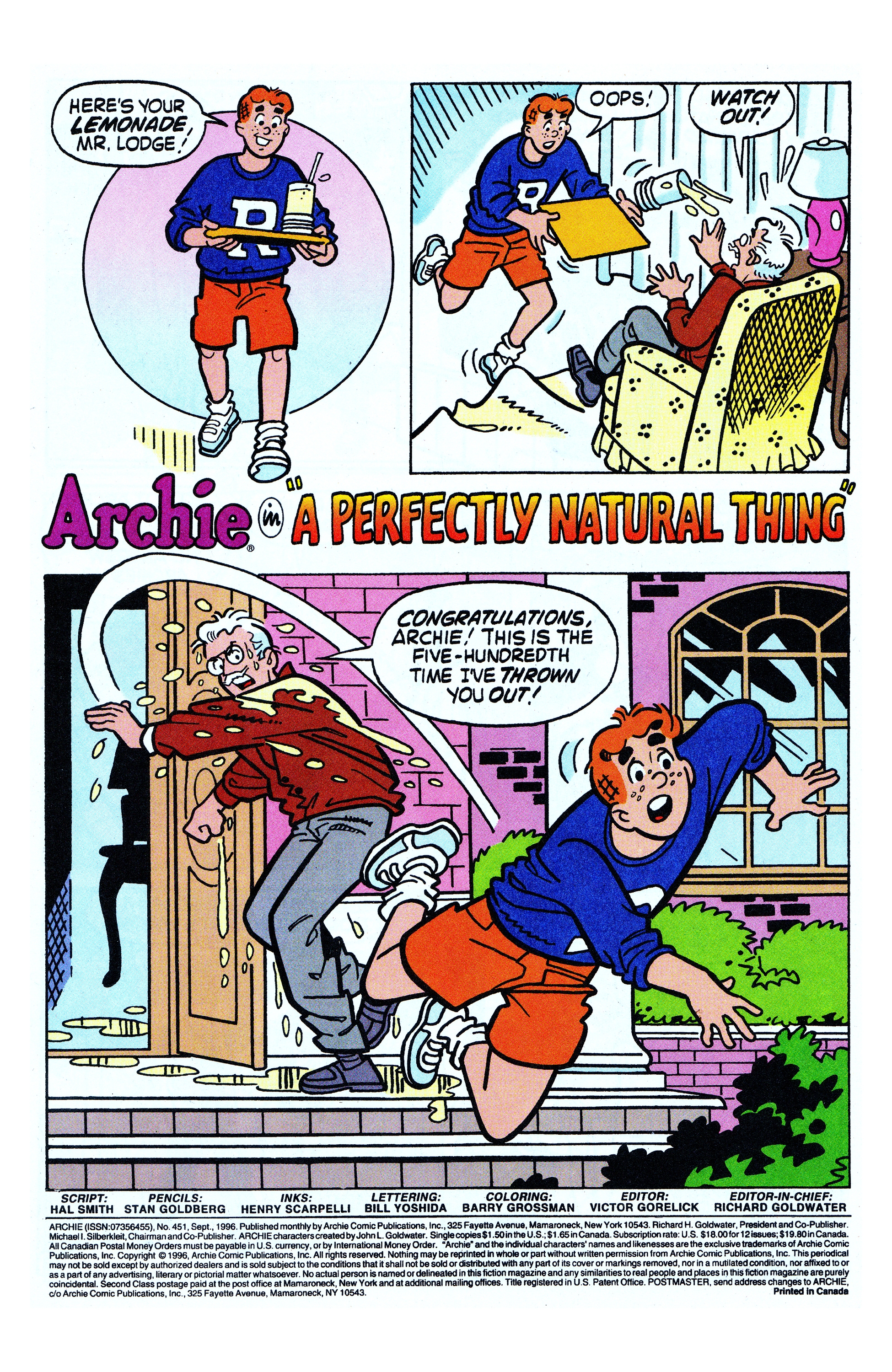 Read online Archie (1960) comic -  Issue #451 - 2