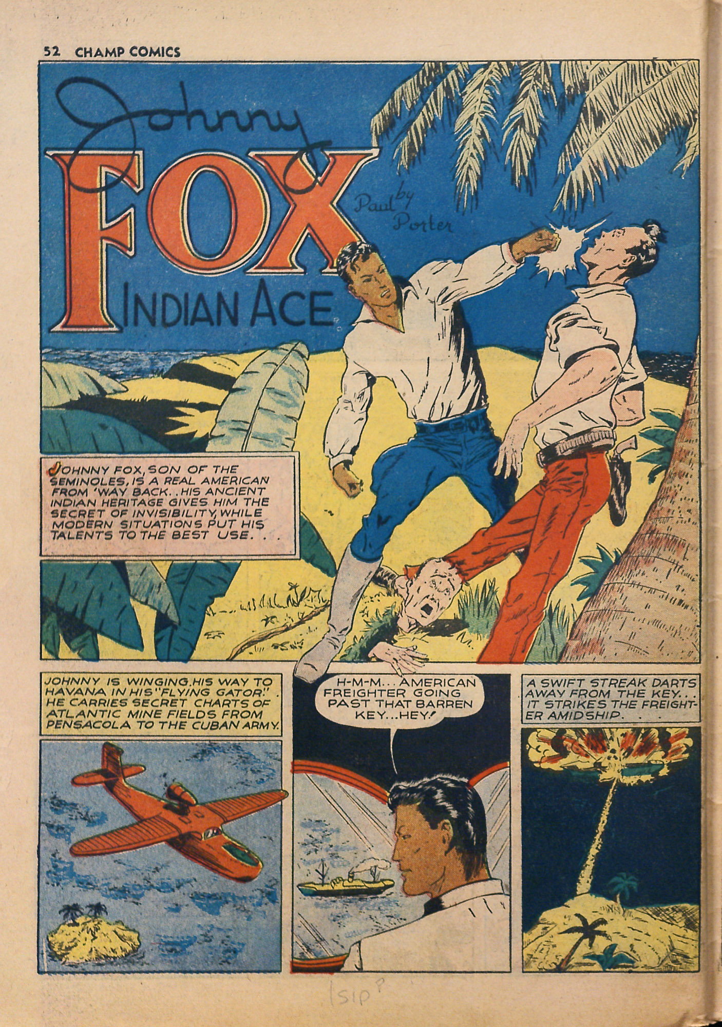 Read online Champ Comics comic -  Issue #14 - 54