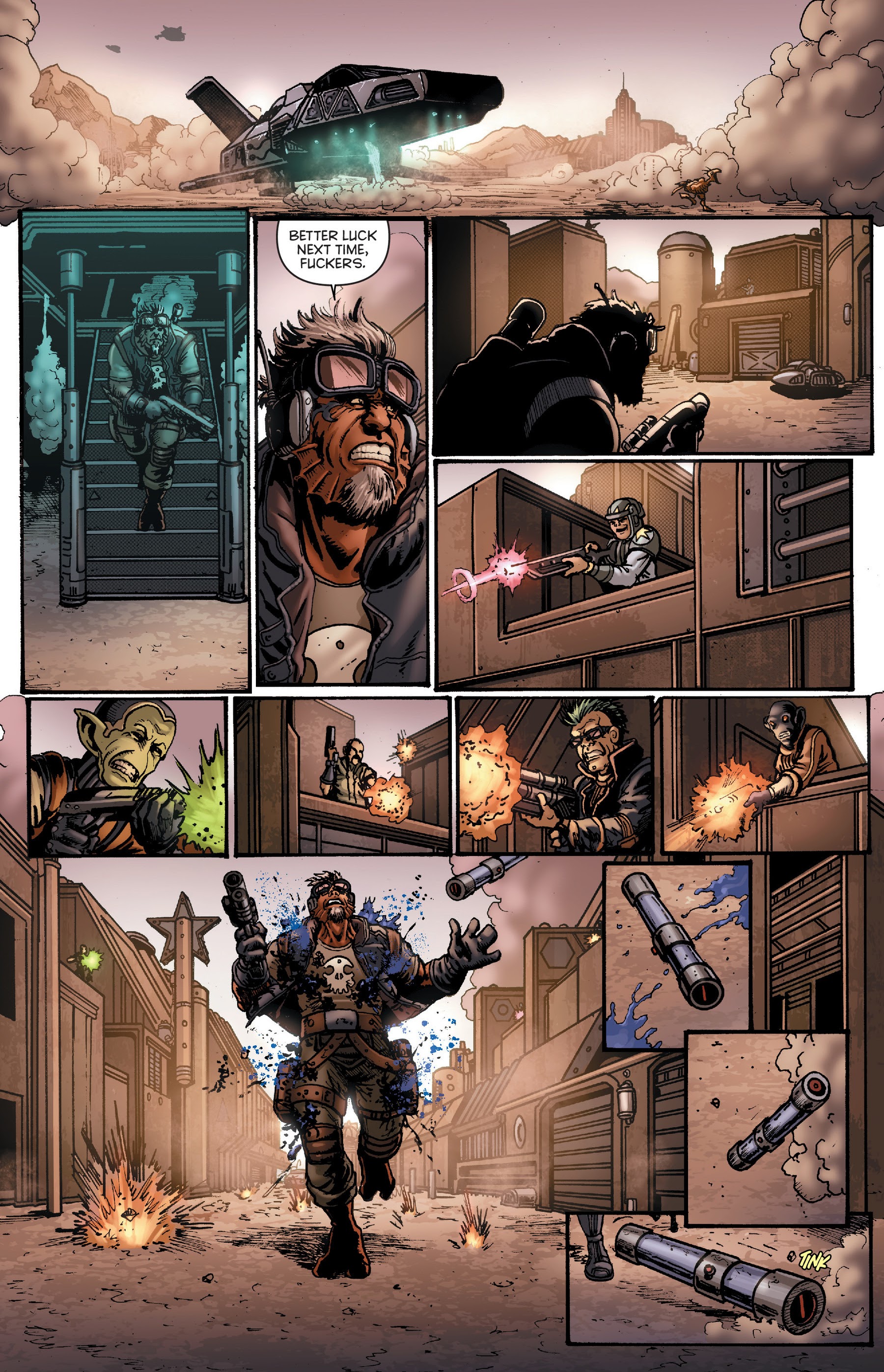 Read online Space Bastards comic -  Issue #1 - 7