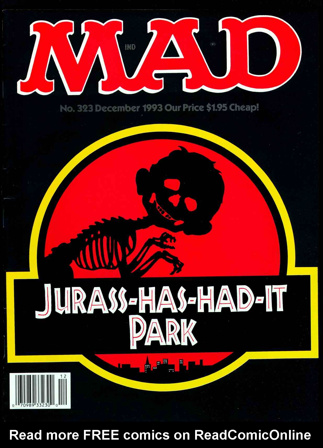 Read online MAD comic -  Issue #323 - 2
