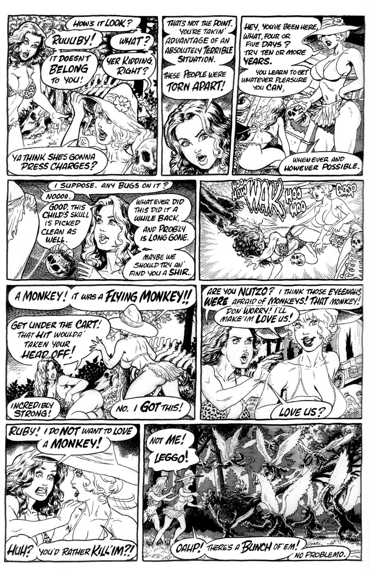 Read online Cavewoman: Pangaean Sea comic -  Issue #11 - 12