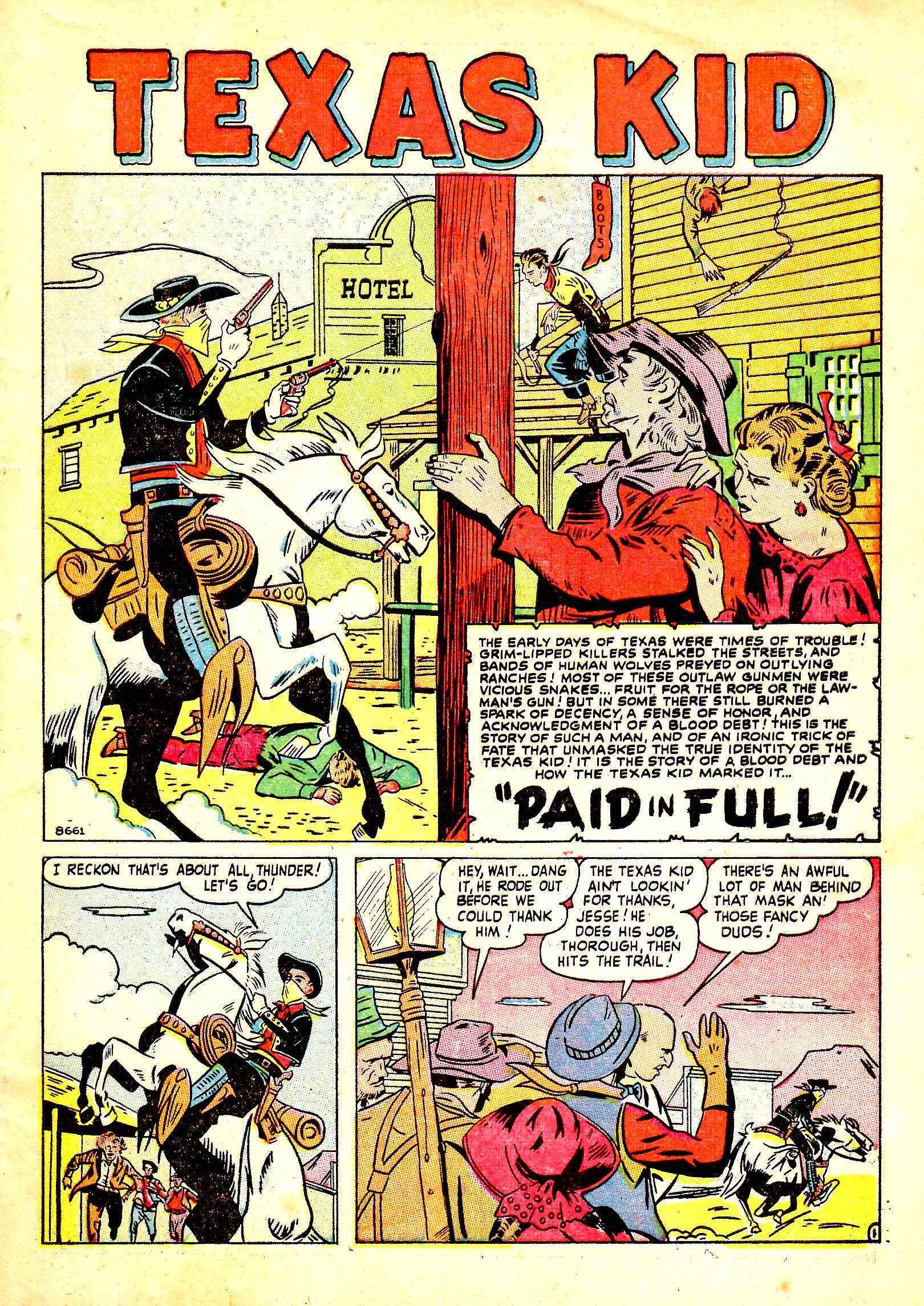 Read online Texas Kid comic -  Issue #5 - 3
