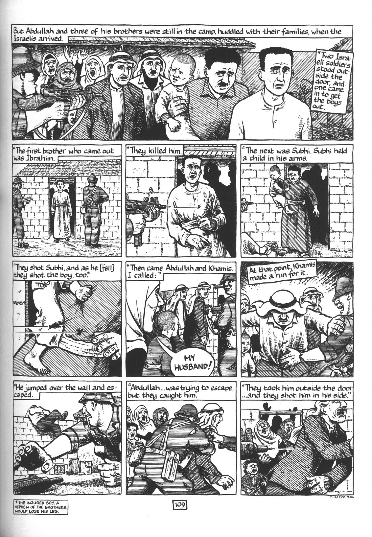 Read online Footnotes in Gaza comic -  Issue # TPB - 129