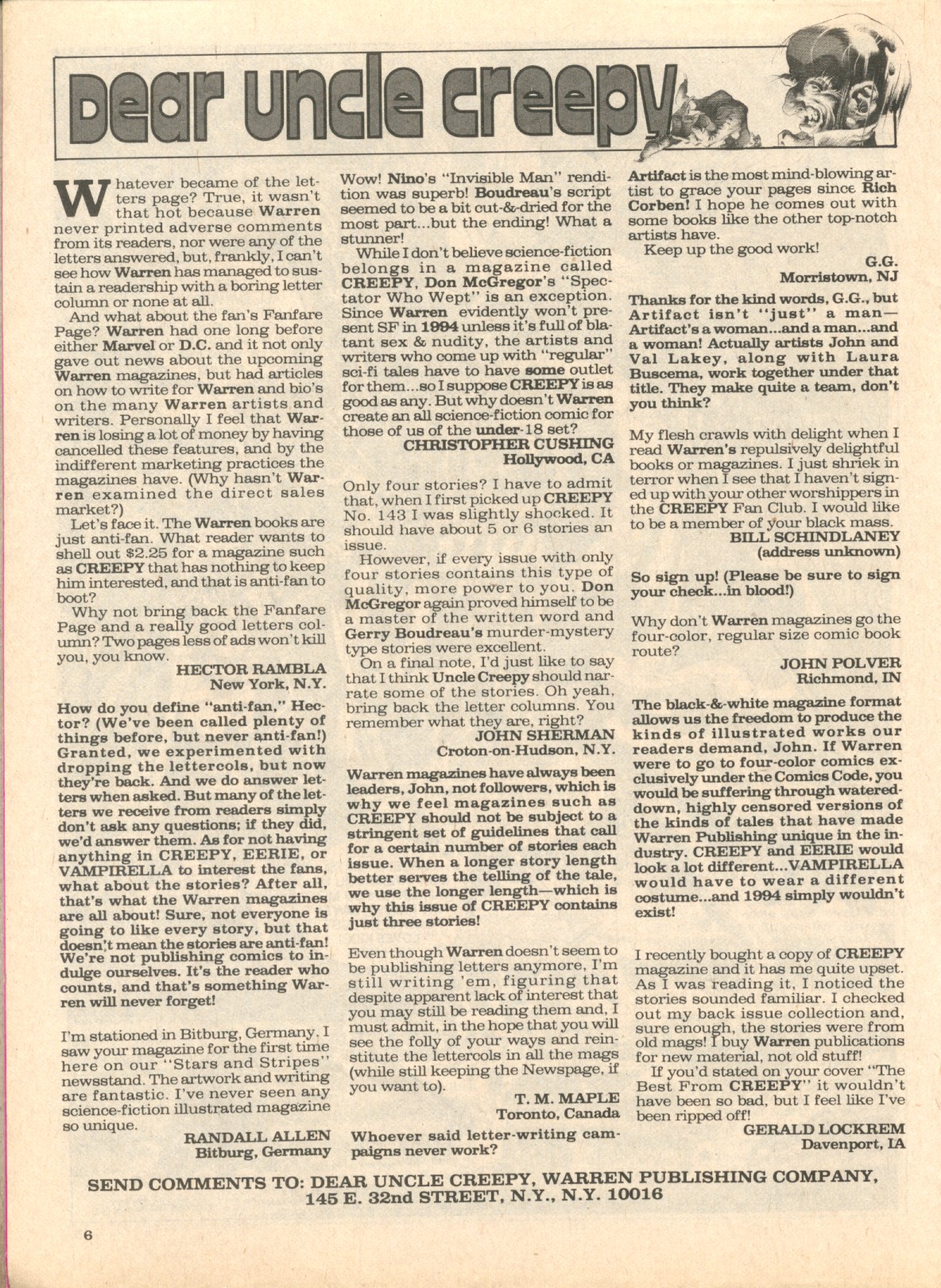 Read online Creepy (1964) comic -  Issue #145 - 6