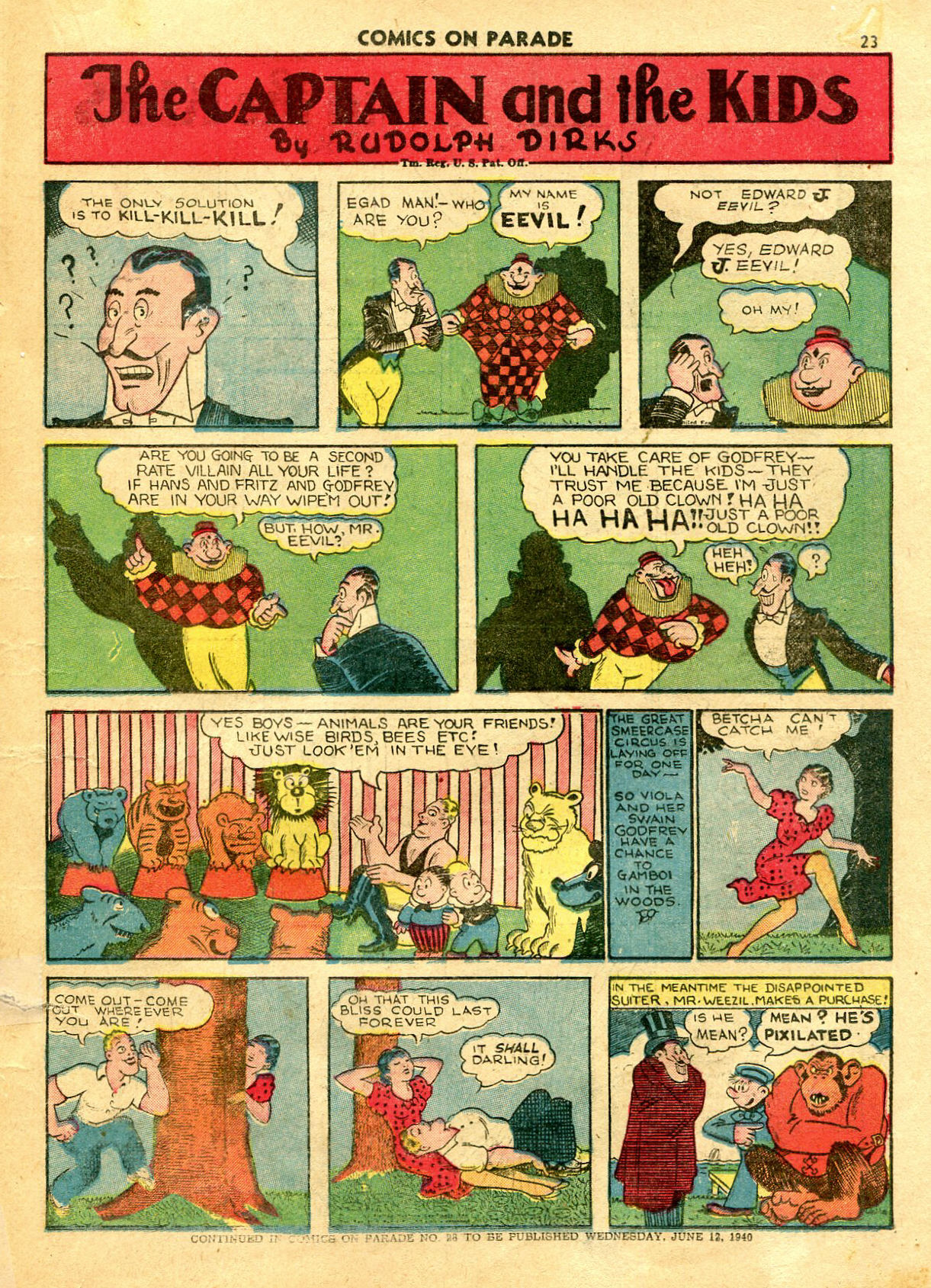 Read online Comics on Parade comic -  Issue #27 - 24