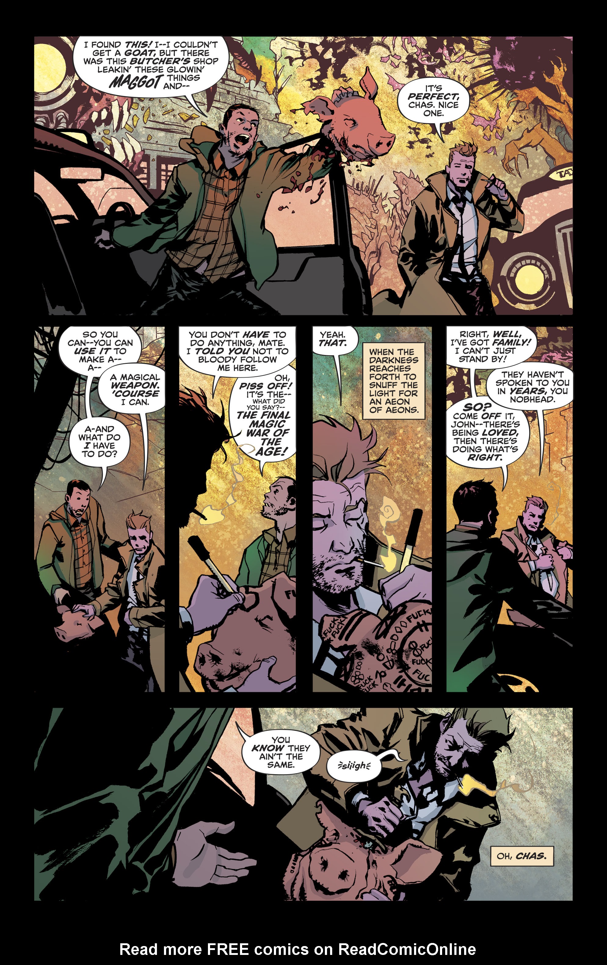 Read online The Sandman Universe Presents: Hellblazer comic -  Issue # Full - 4