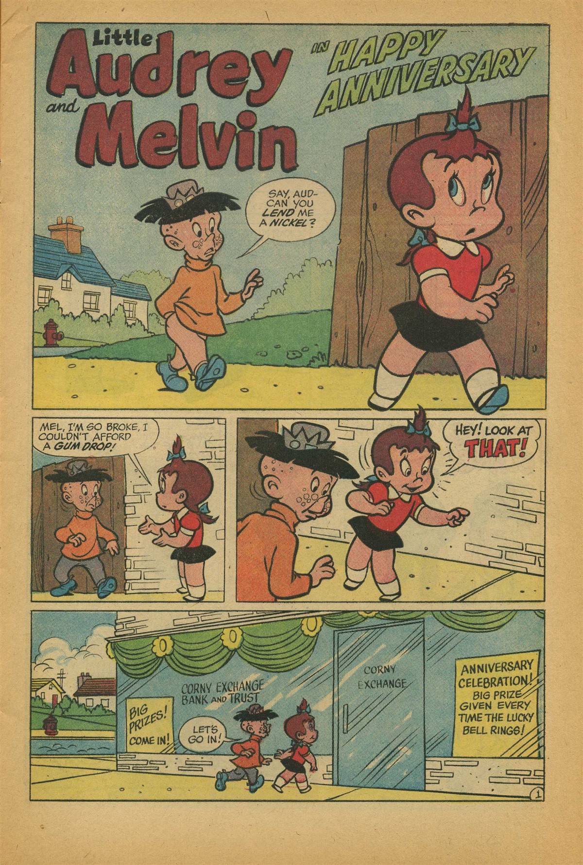 Read online Little Audrey And Melvin comic -  Issue #25 - 5