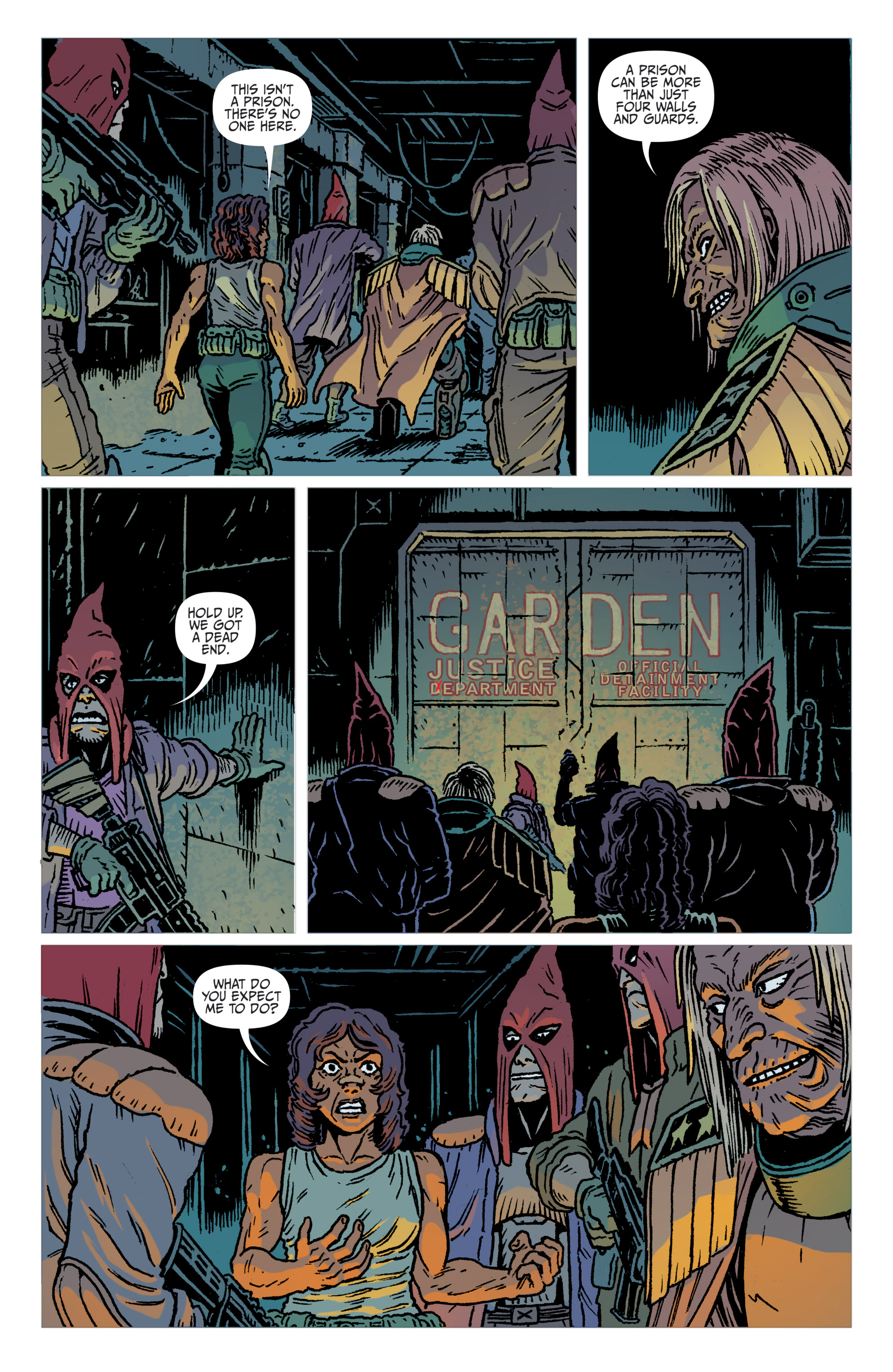 Read online Judge Dredd: The Blessed Earth comic -  Issue #8 - 10