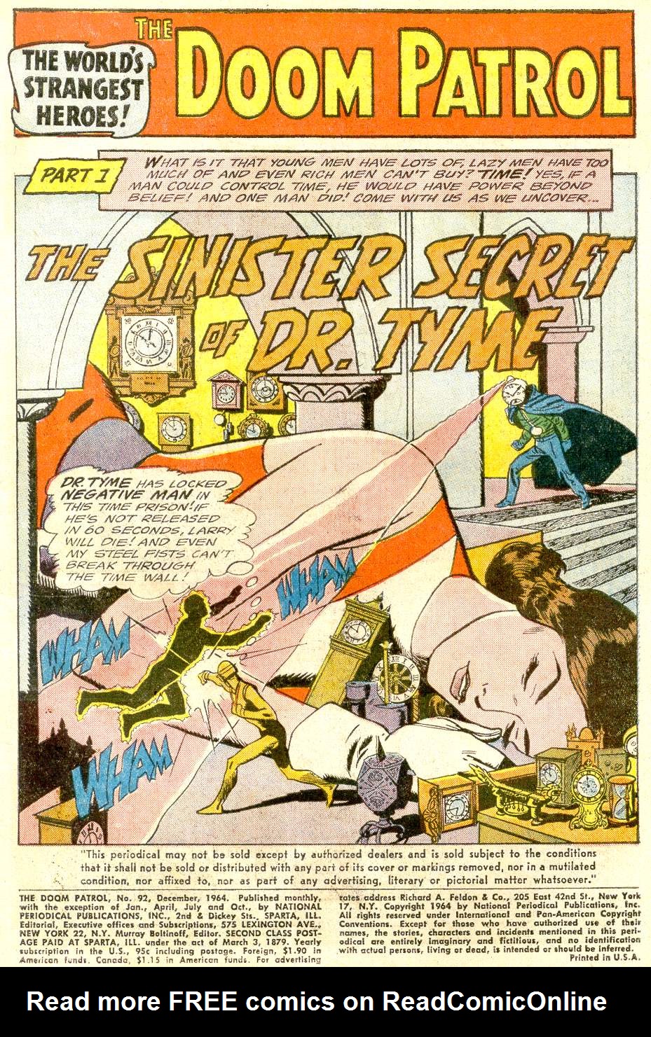 Read online Doom Patrol (1964) comic -  Issue #92 - 3