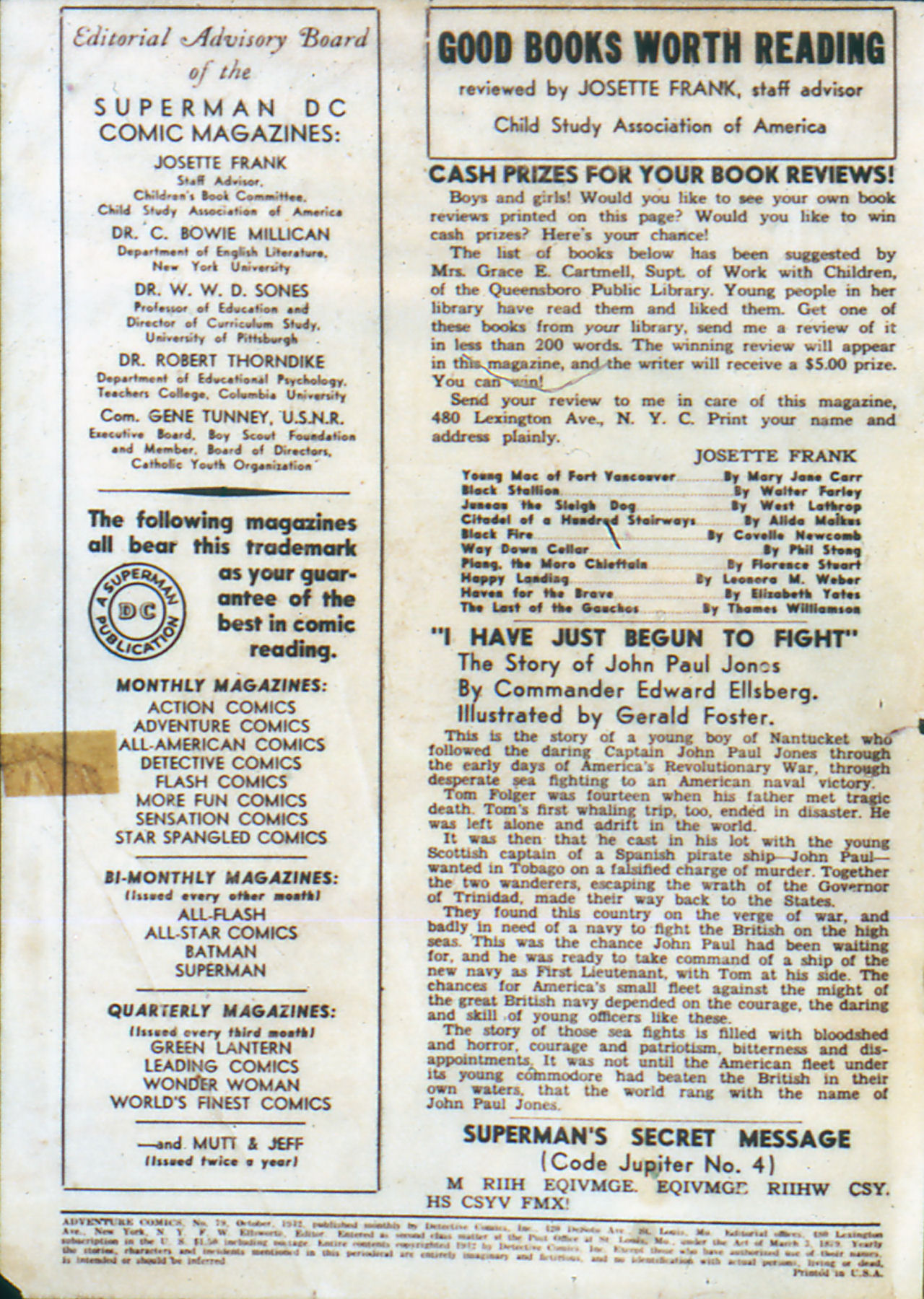 Read online Adventure Comics (1938) comic -  Issue #79 - 3