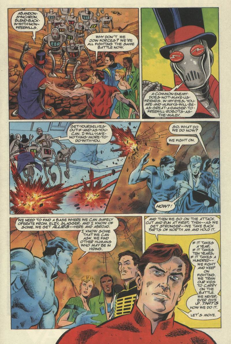Read online Magnus Robot Fighter (1991) comic -  Issue #24 - 21