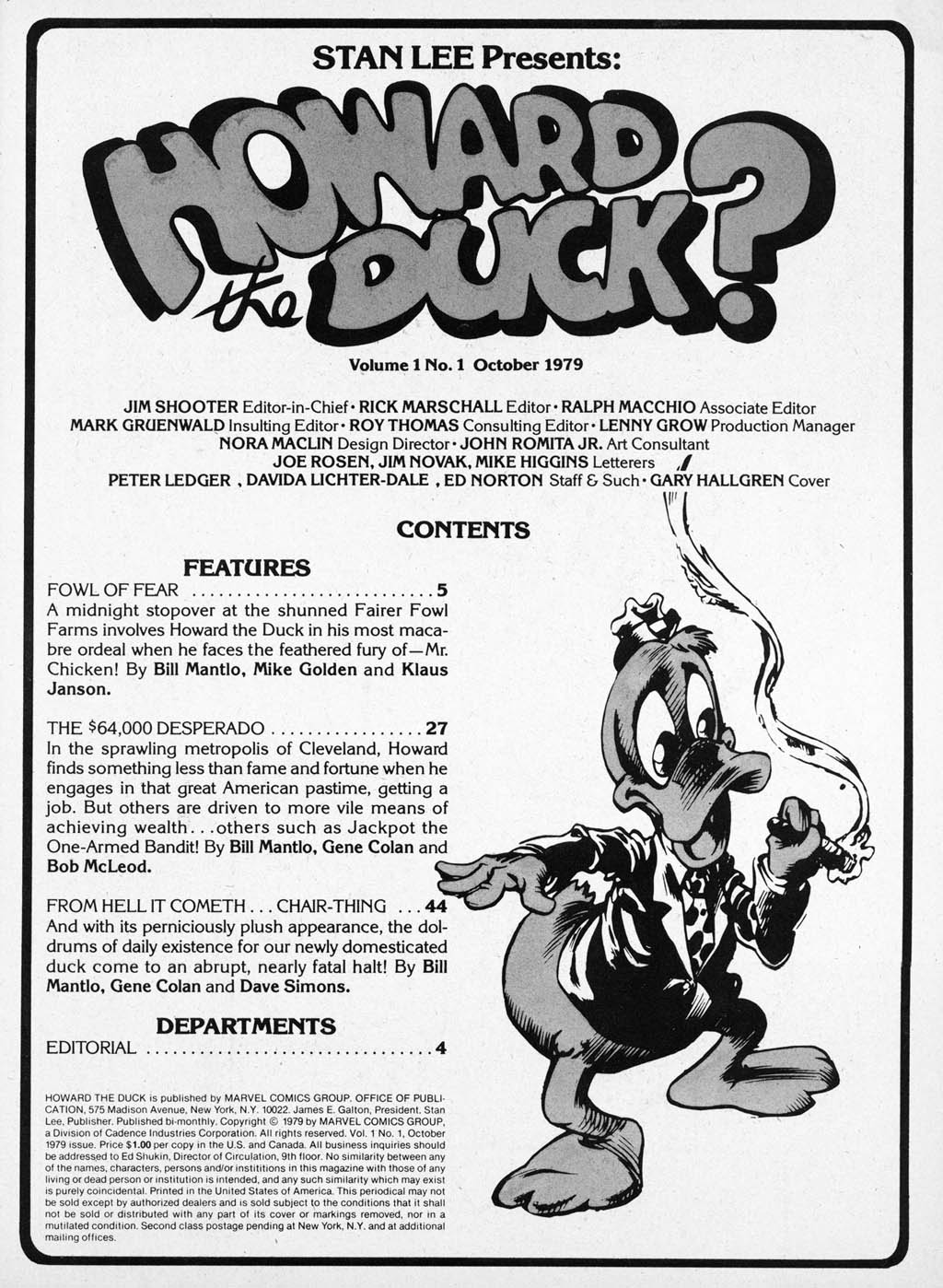 Read online Howard the Duck (1979) comic -  Issue #1 - 3