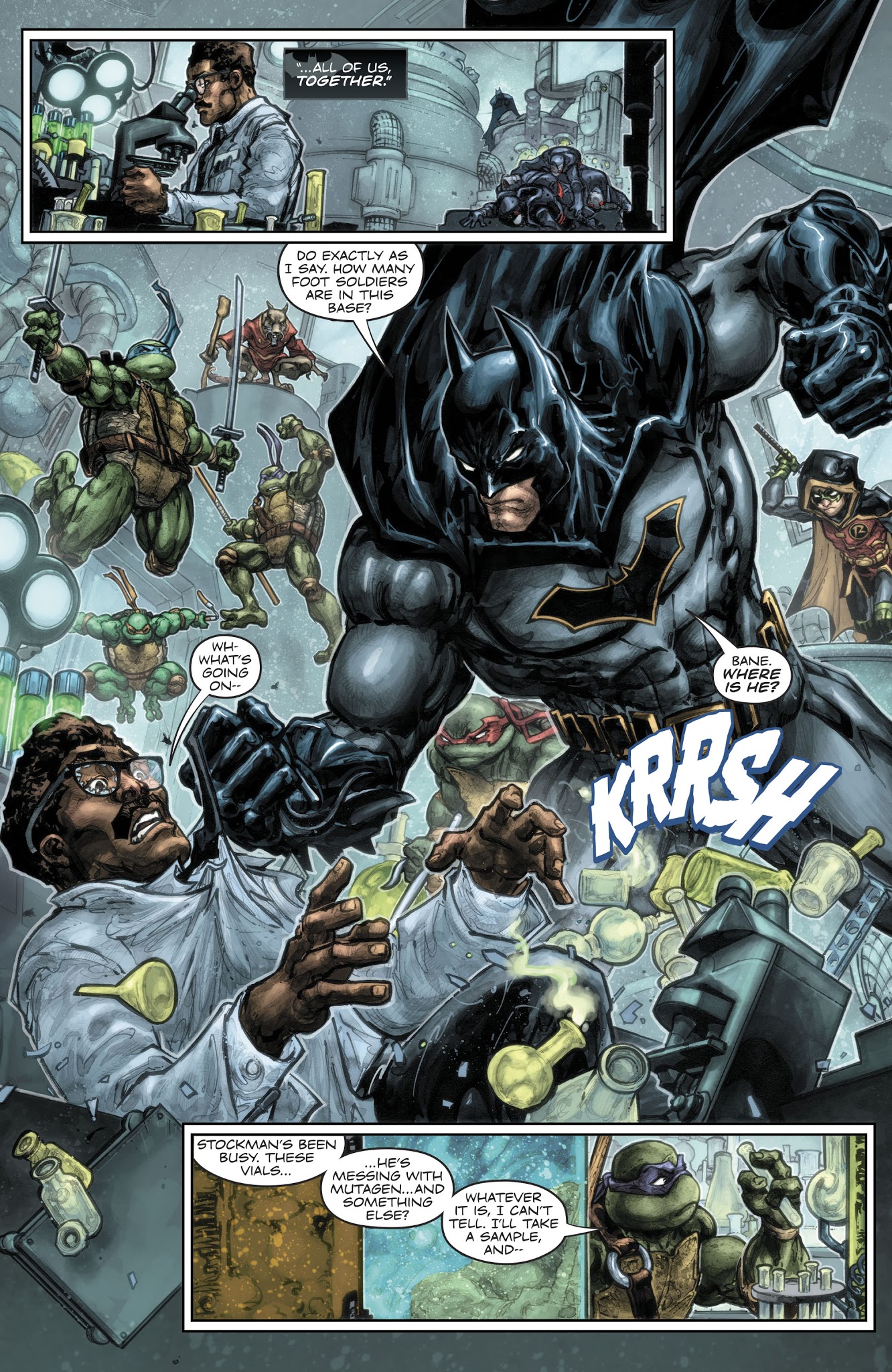Read online Batman/Teenage Mutant Ninja Turtles II comic -  Issue #3 - 16