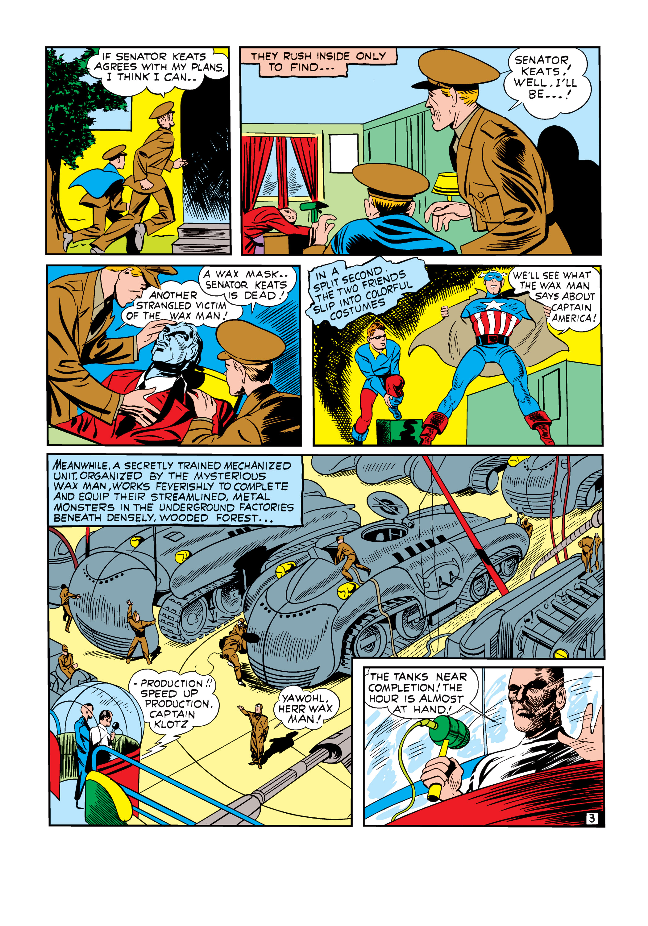 Read online Marvel Masterworks: Golden Age Captain America comic -  Issue # TPB 1 (Part 2) - 11