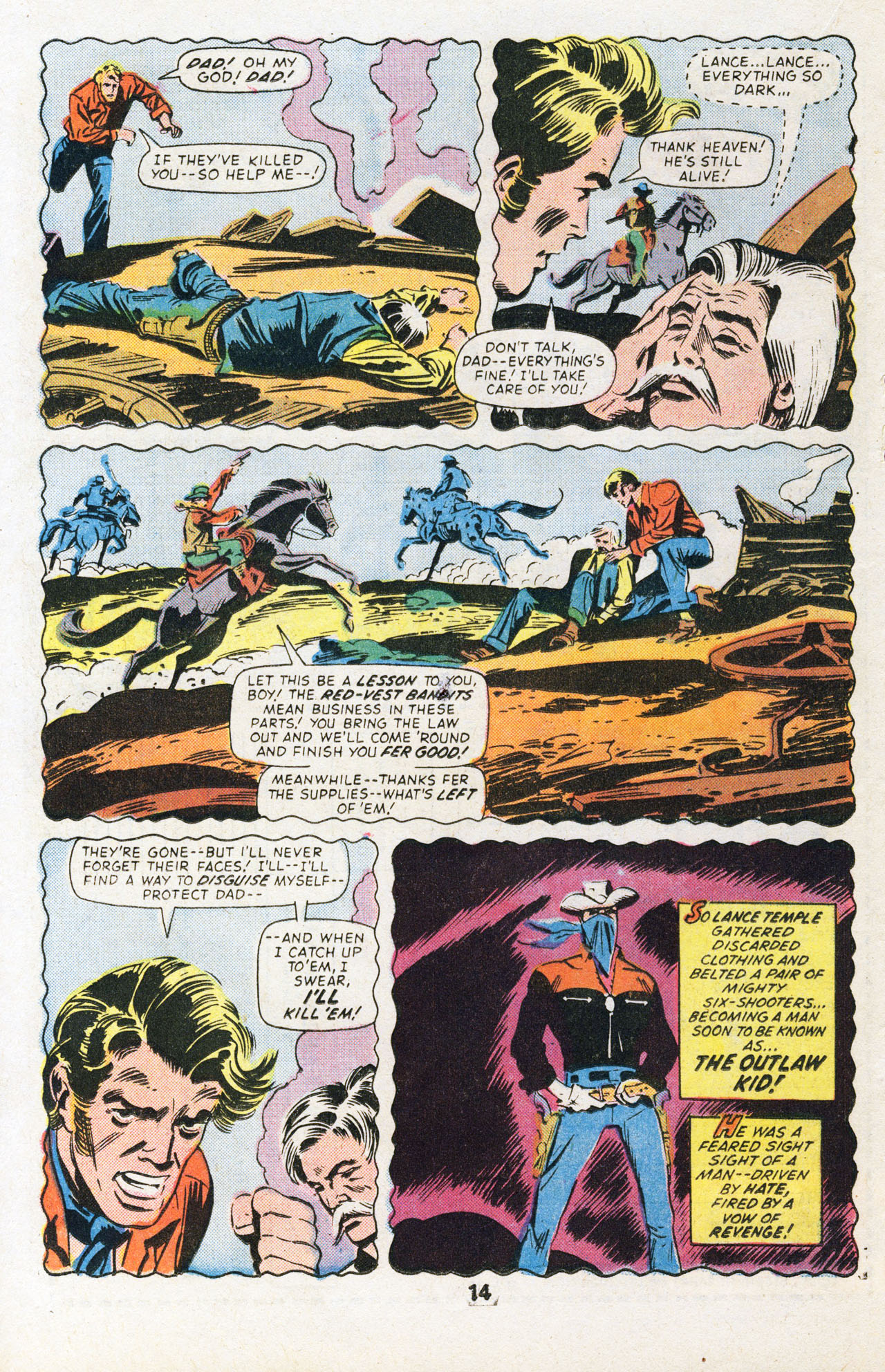 Read online The Outlaw Kid (1970) comic -  Issue #27 - 16