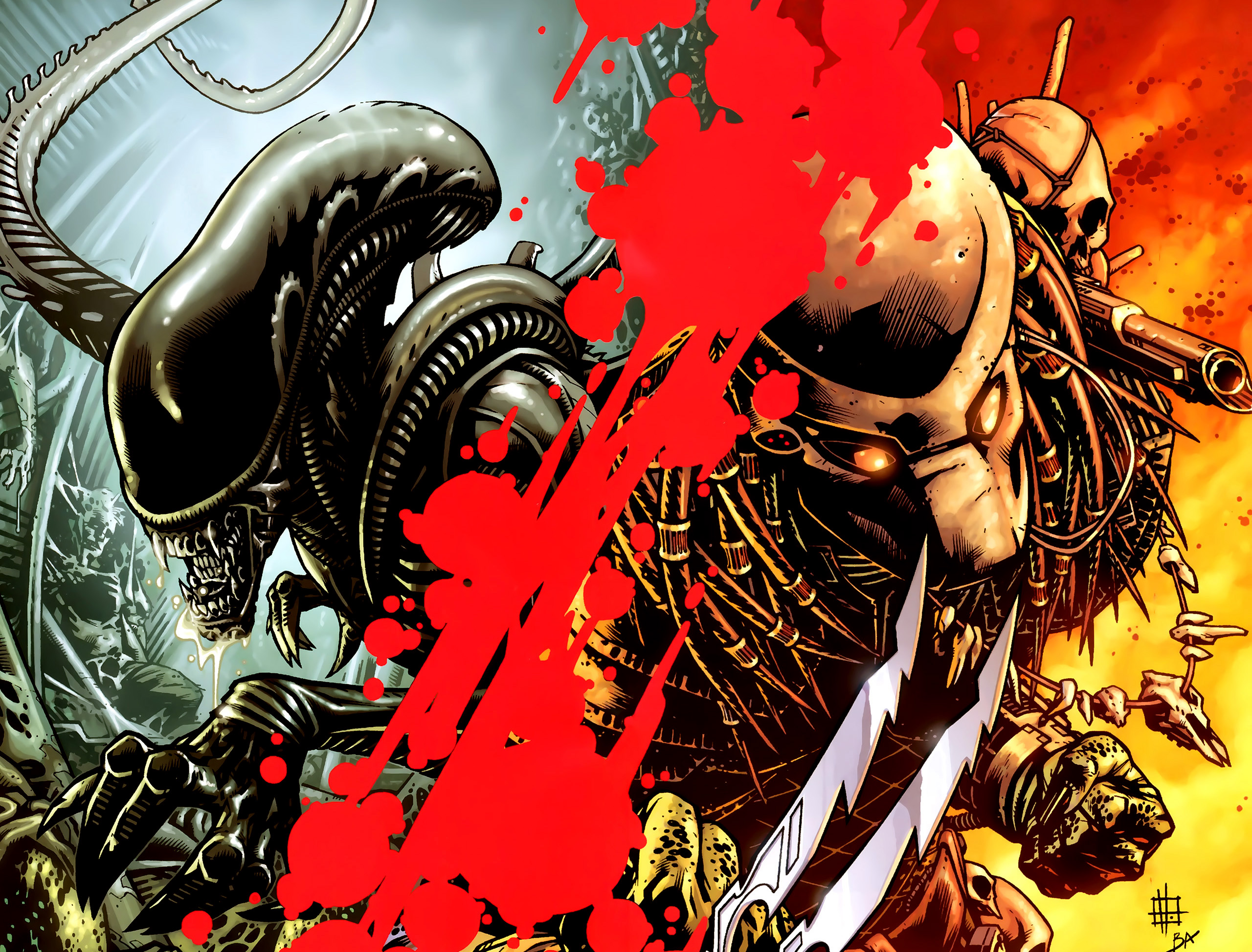 Read online Free Comic Book Day Aliens/Predator comic -  Issue # Full - 16
