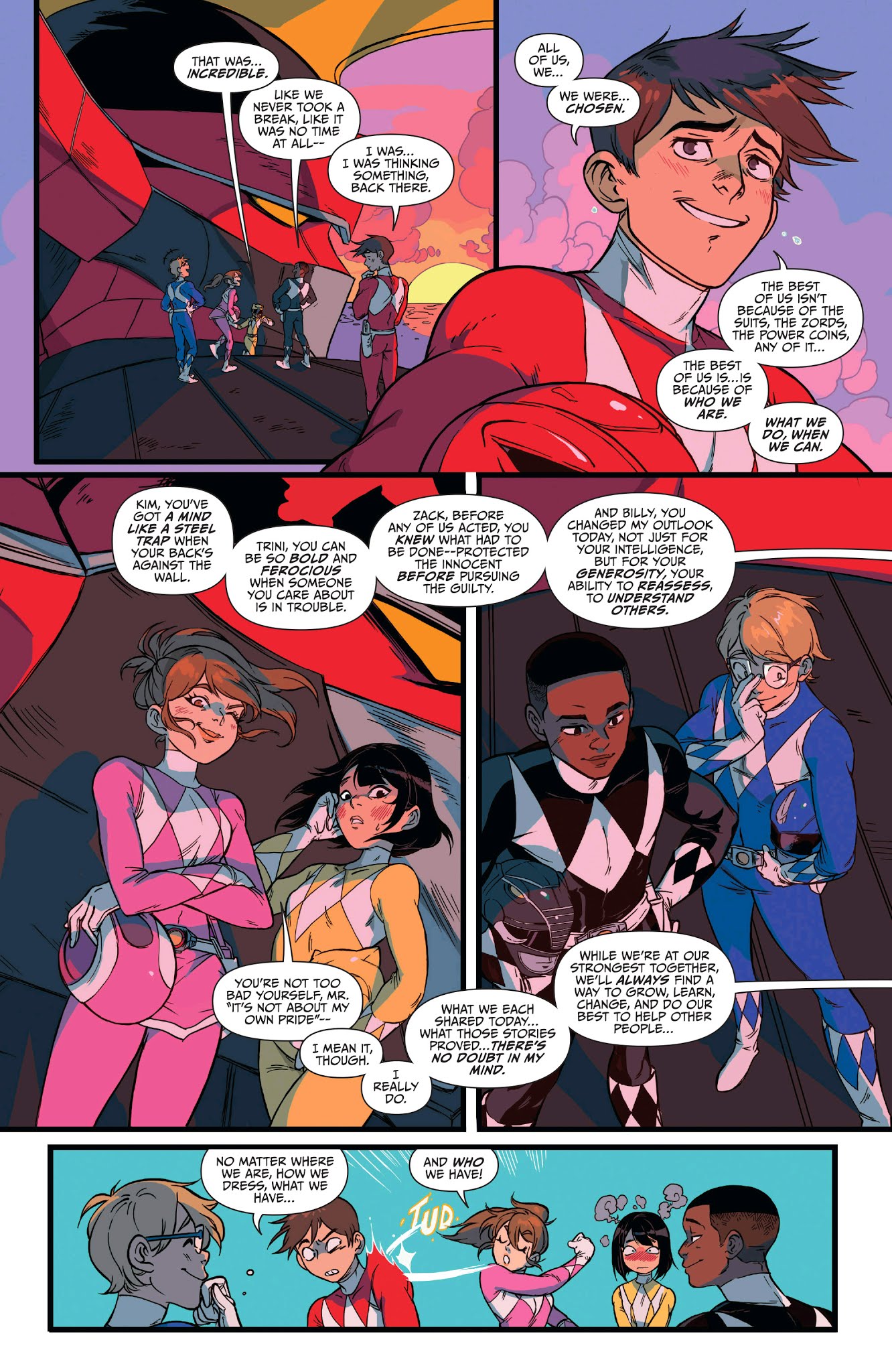 Read online Saban's Go Go Power Rangers: Back To School comic -  Issue # Full - 40