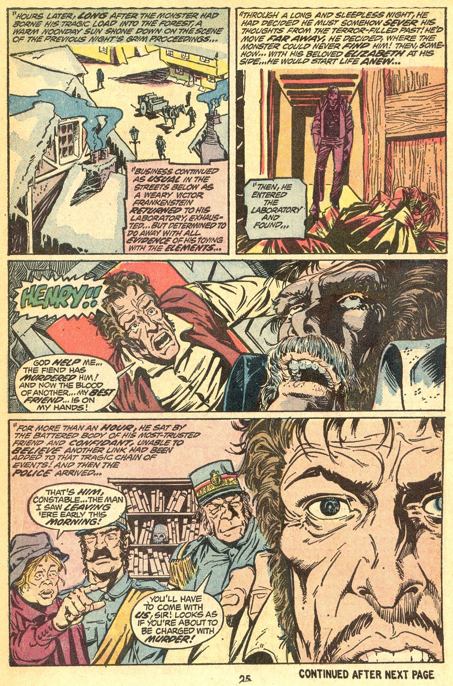 Read online Frankenstein (1973) comic -  Issue #2 - 19