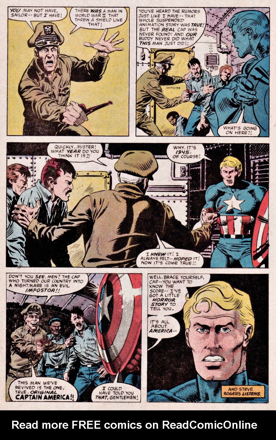 Read online What If? (1977) comic -  Issue #44 - Captain America were revived today - 24