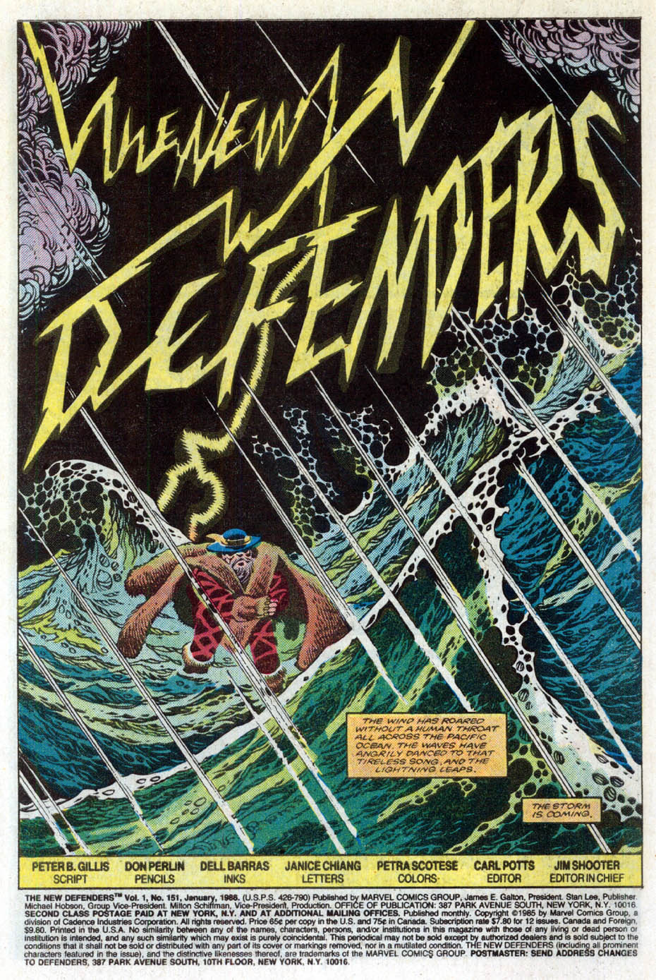 Read online The Defenders (1972) comic -  Issue #151 - 2