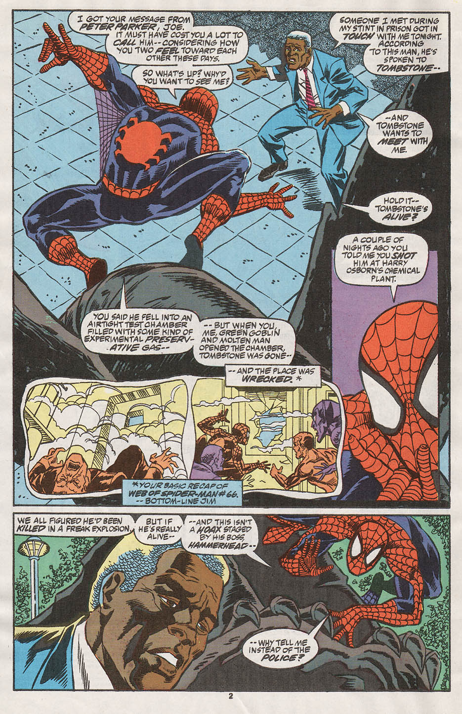 Read online Web of Spider-Man (1985) comic -  Issue #68 - 3