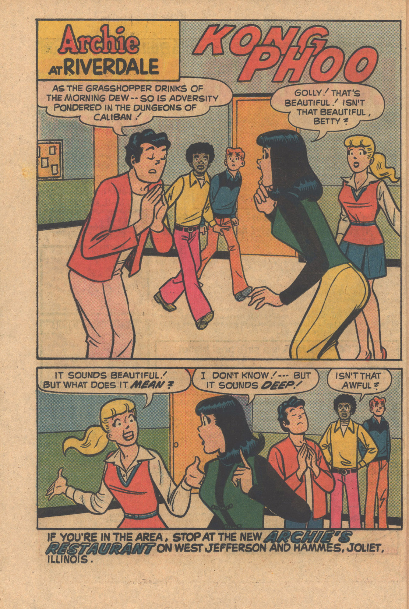 Read online Archie at Riverdale High (1972) comic -  Issue #18 - 25