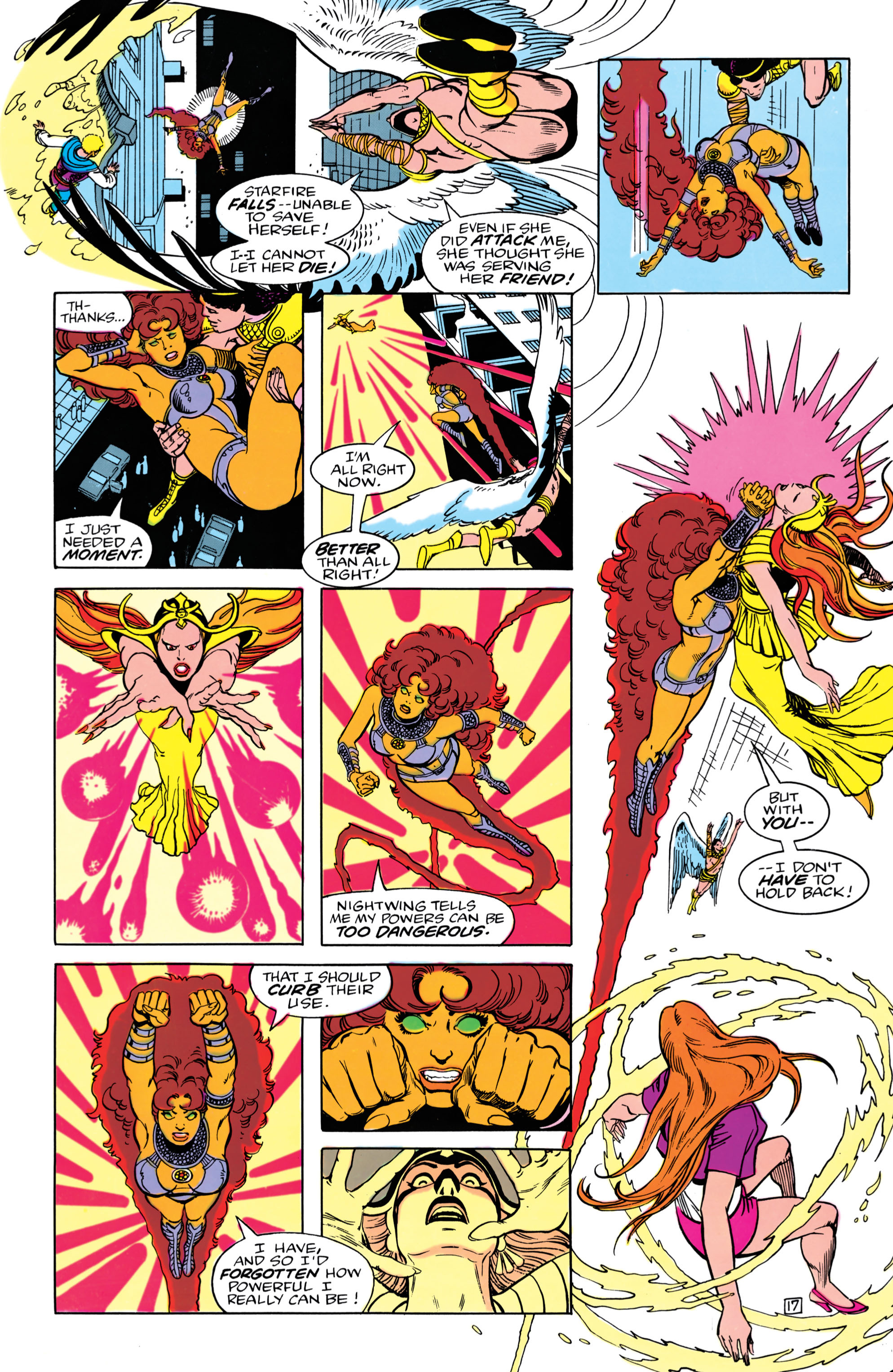 Read online The New Teen Titans (1984) comic -  Issue #7 - 17