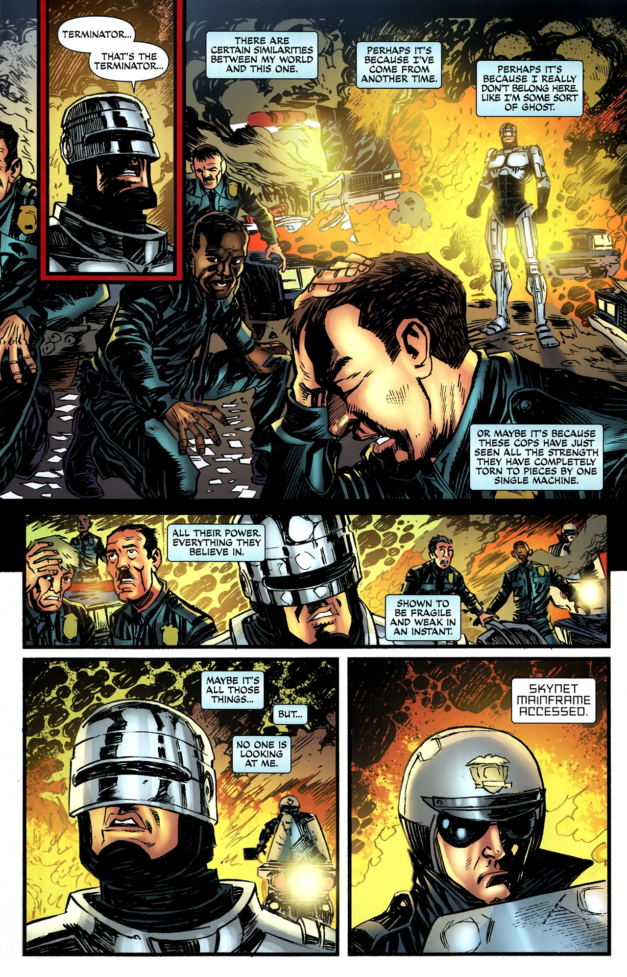 Read online Terminator/Robocop: Kill Human comic -  Issue #2 - 12