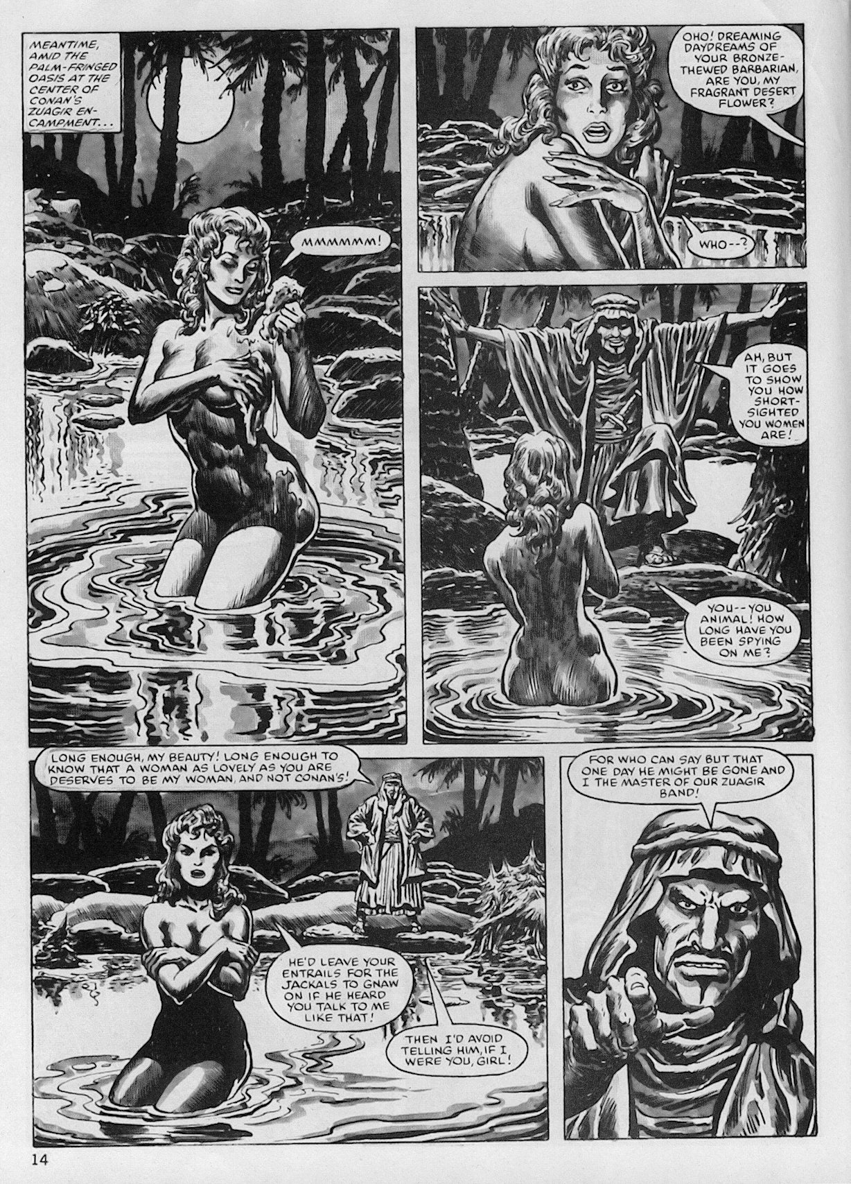 Read online The Savage Sword Of Conan comic -  Issue #102 - 14