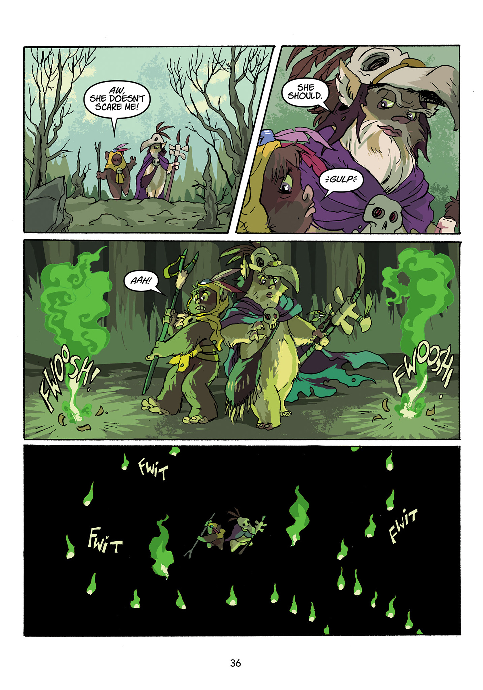 Read online Star Wars: Ewoks - Shadows of Endor comic -  Issue # TPB - 37