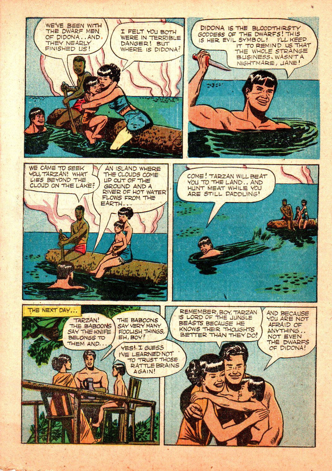 Read online Tarzan (1948) comic -  Issue #3 - 34