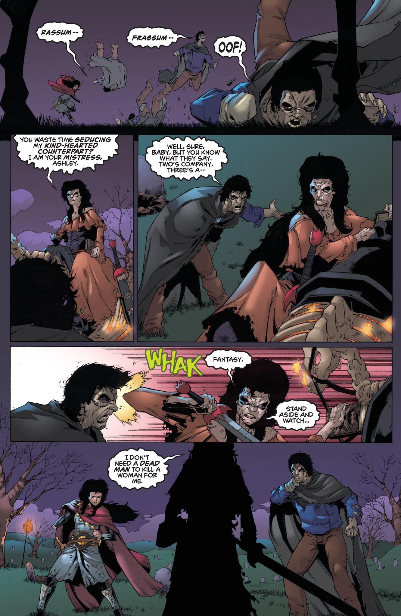 Read online KISS The Army of Darkness comic -  Issue #4 - 6