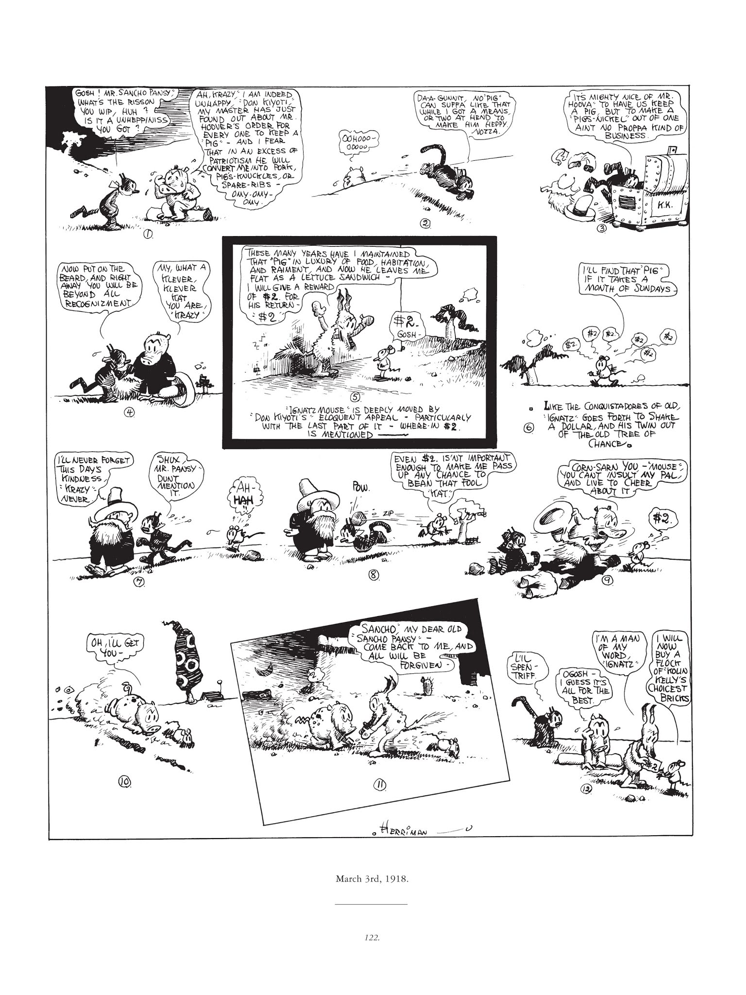 Read online Krazy & Ignatz comic -  Issue # TPB 1 - 122