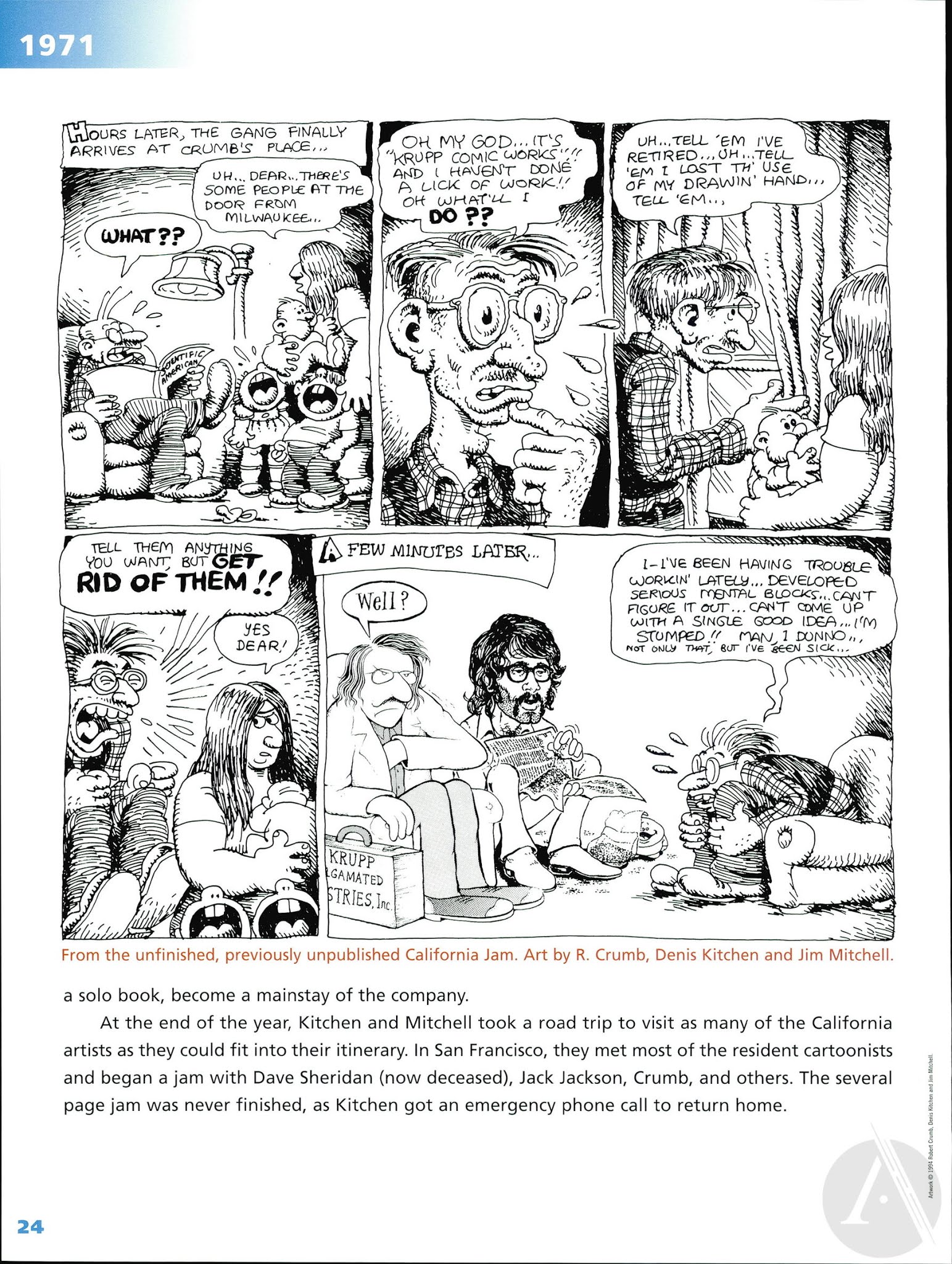 Read online Kitchen Sink Press: The First 25 Years comic -  Issue # TPB - 26